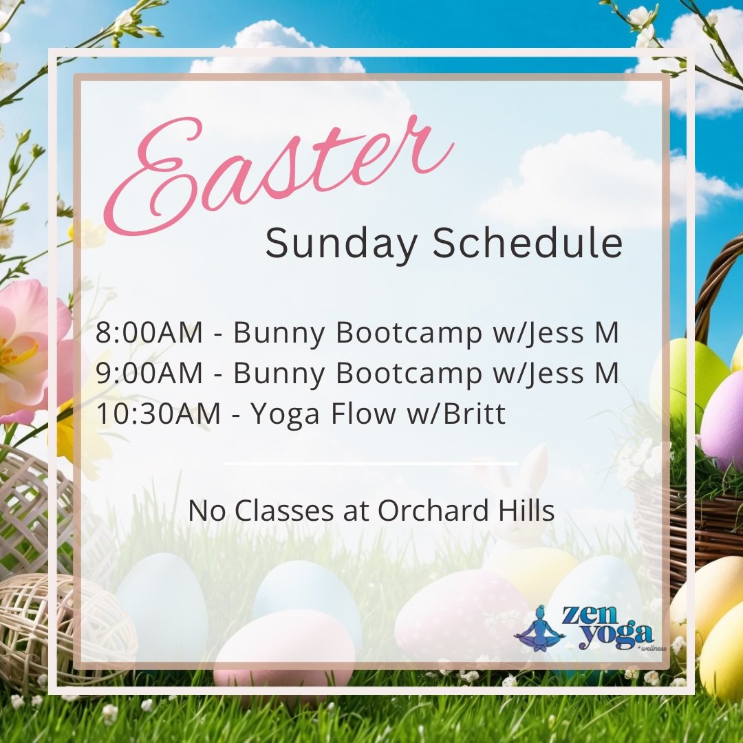We&rsquo;re running a modified schedule on Easter Sunday, allowing flexibility for everyone&rsquo;s plans&hellip; whether you&rsquo;re spending time with family, celebrating or carving out a little time for yourself 💛
