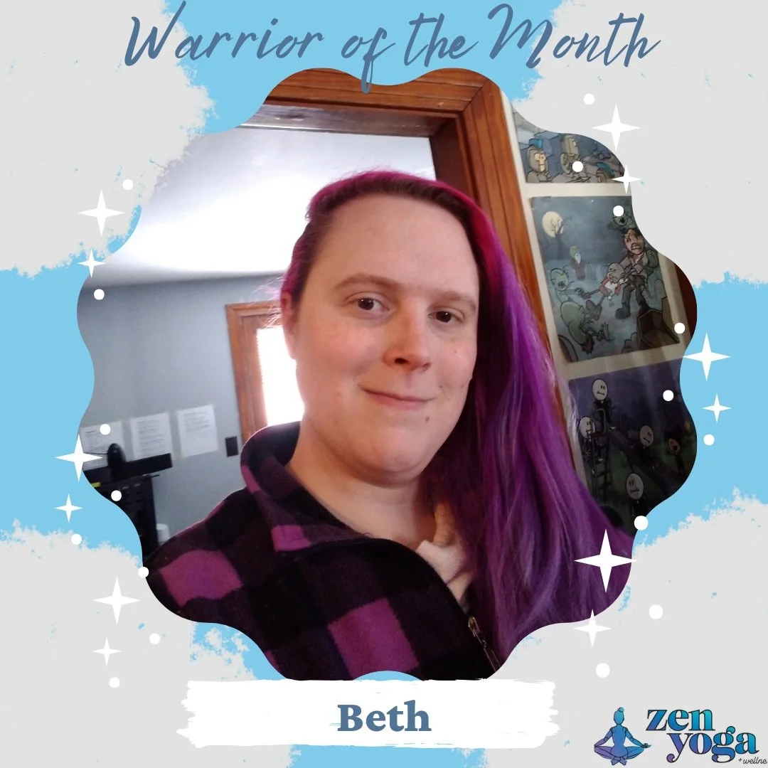 As March comes to a close, we&rsquo;re taking a moment to highlight our Warrior of the Month 🤍

This month, we&rsquo;re so grateful to recognize Beth.

Her presence, consistency, and the way she shows up - both on and off the mat - is something we d