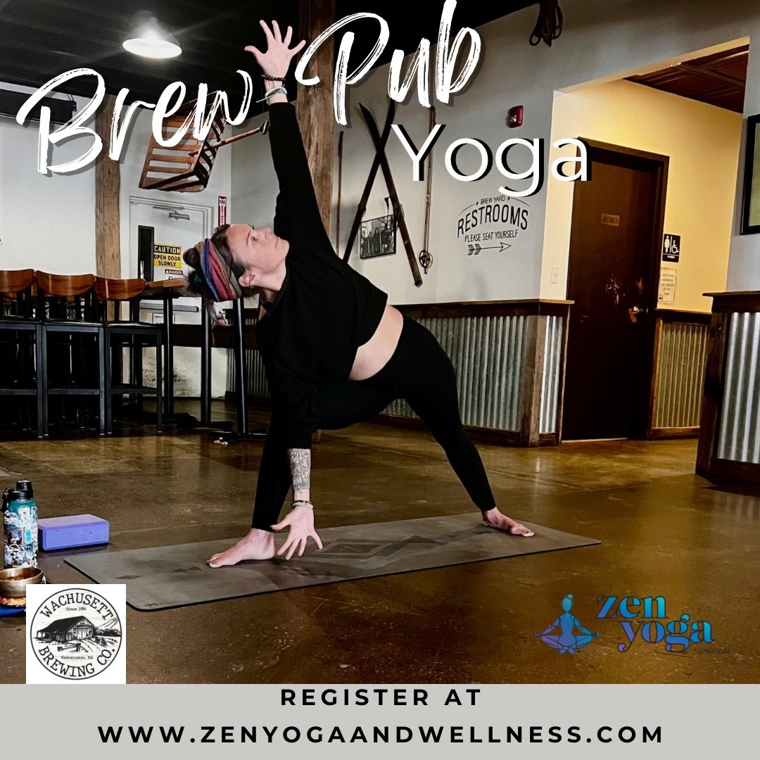 Join us at Wachusett Brewery for our monthly Brew Pub Yoga! This is a fun, feel-good flow followed by a well-earned drink. This is a great way to catch up with friends so tag your crew, grab a spot and join us this Sunday!

📆Sunday May 17th
⏰ 10:30A