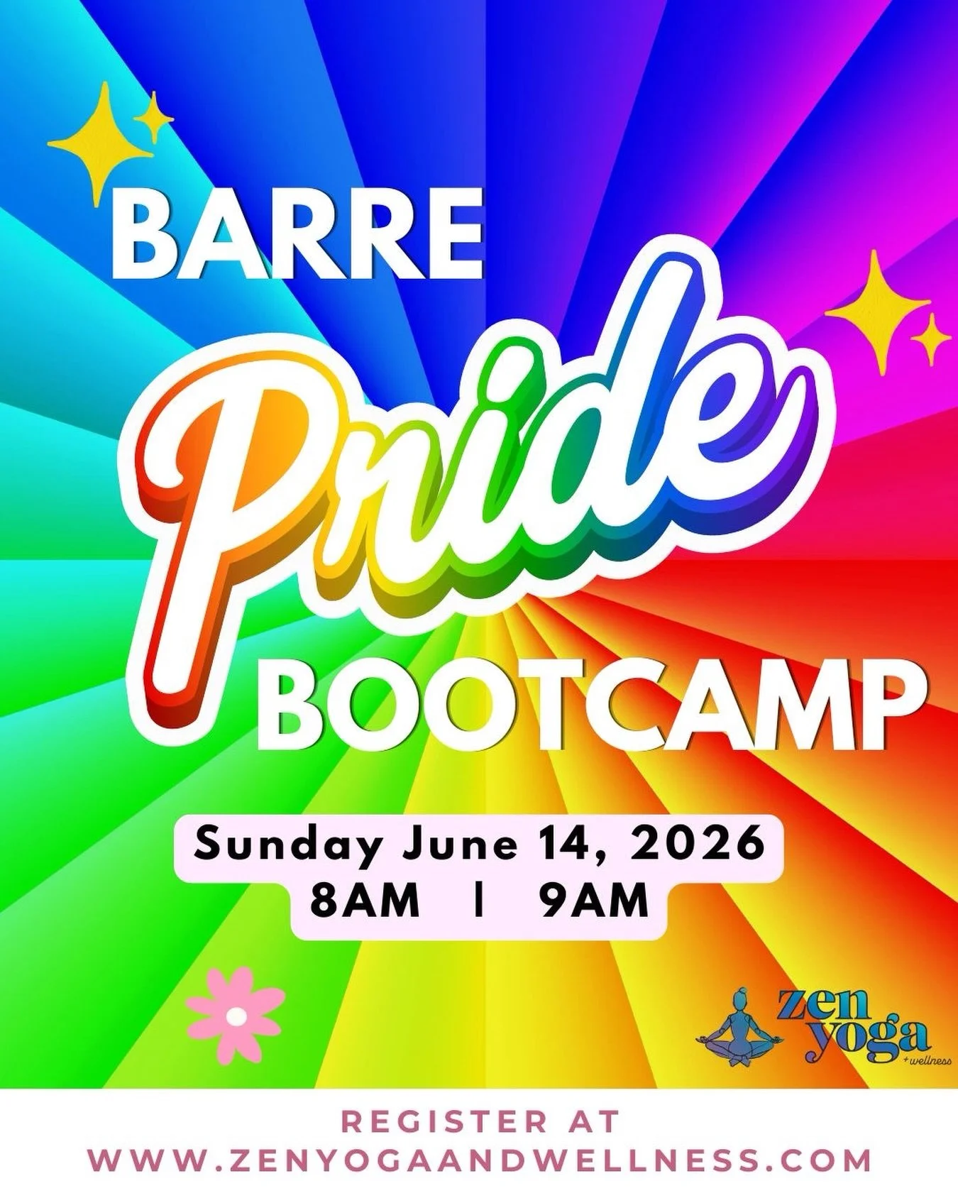 Move with intention🩷Sweat for a purpose🌈Celebrate Pride

Join Jess for a fun, high-energy Barre Bootcamp as we honor Pride Month and support The Trevor Project, providing crisis support and suicide prevention services for LGBTQ+ young people. Optio