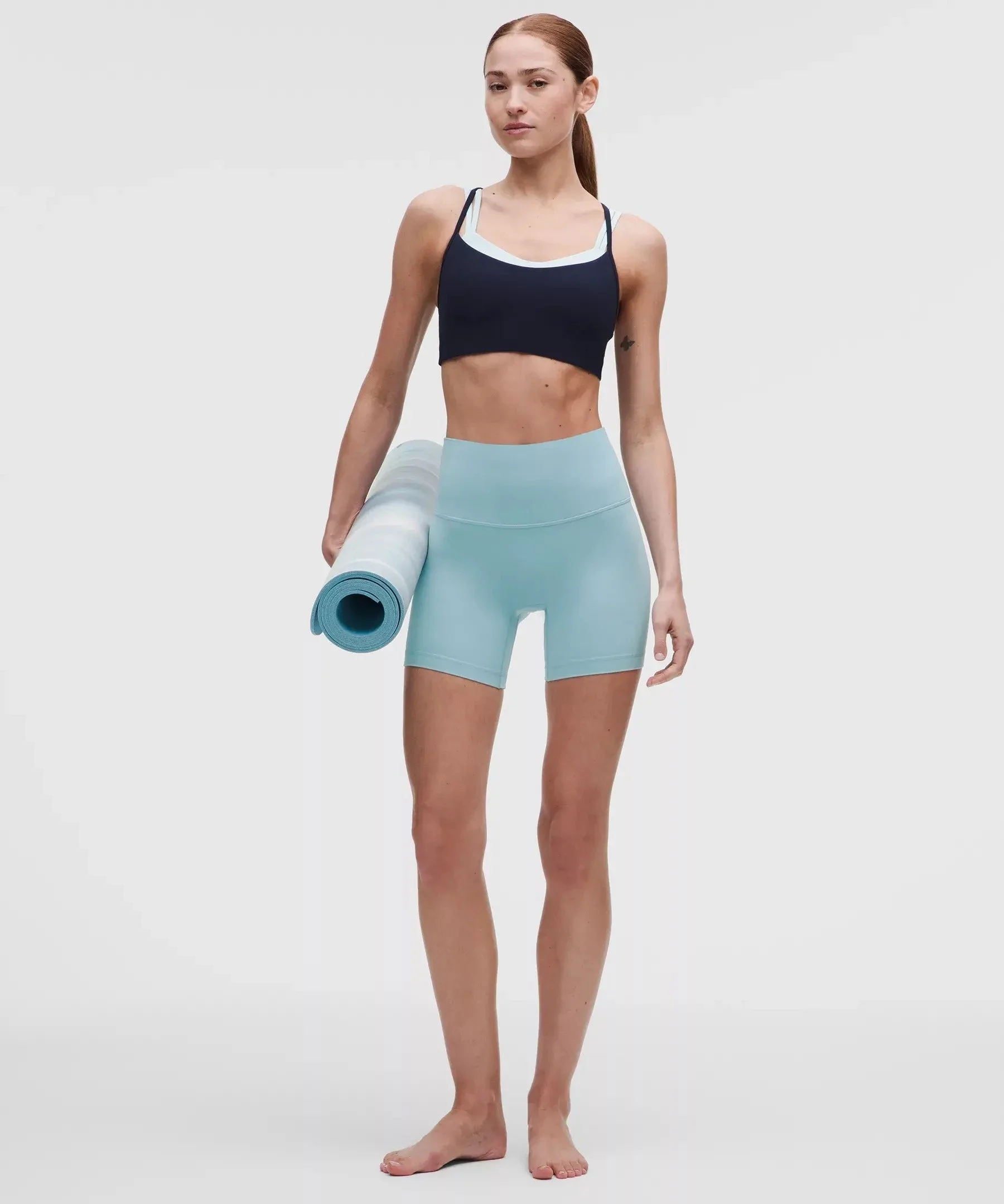lululemon Align No Line High-Rise Short 6in in Seafoam