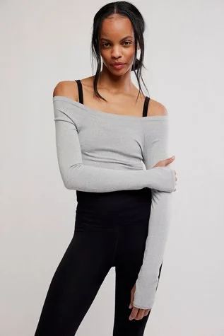 FP Good Karma High Plank Layer in Heather Grey