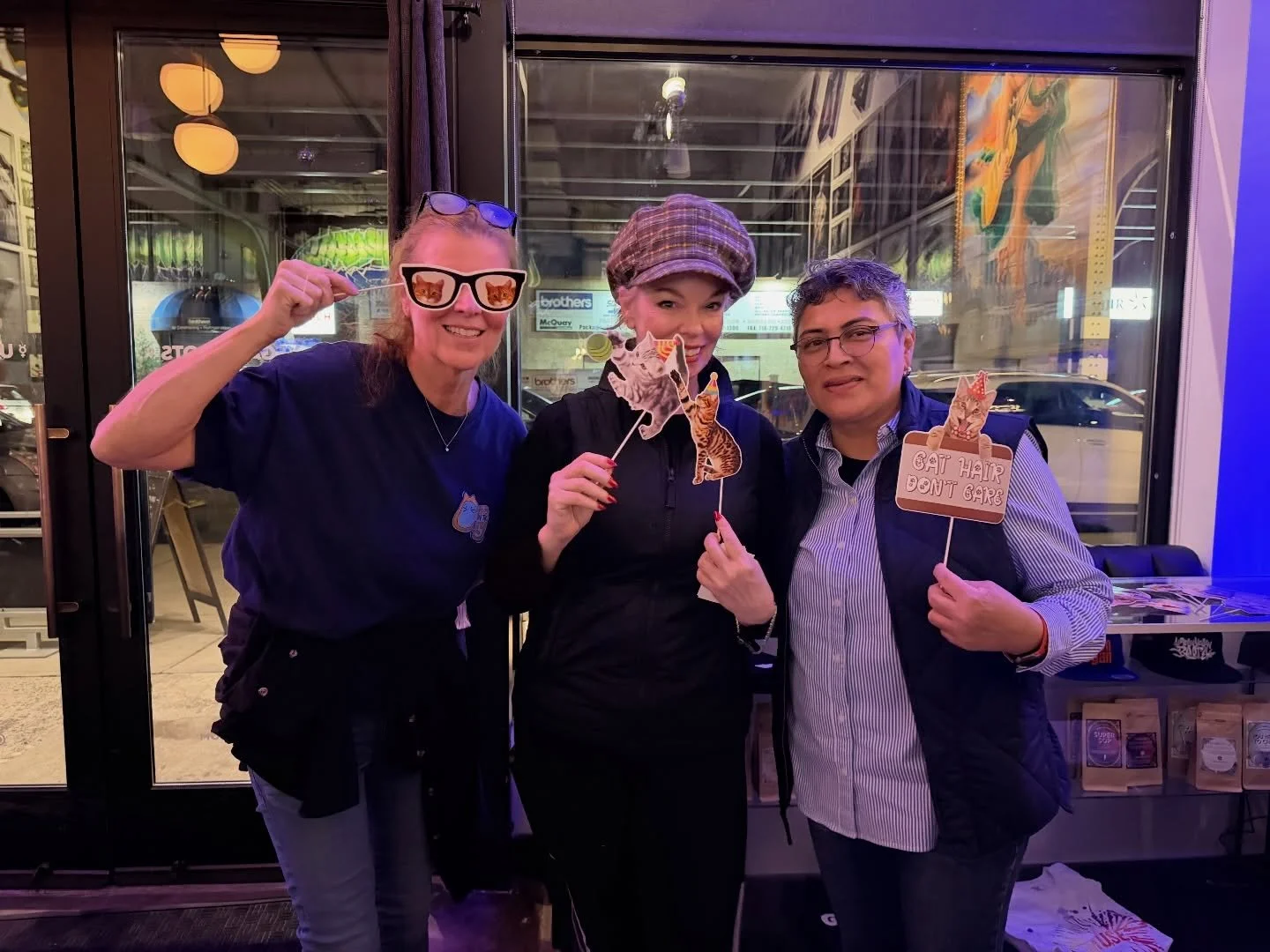 🐾✨If you see your gorgeous face, tag yourself!
And if you&rsquo;ve got pics or videos from the night, drop them on your page and tag us &mdash; we want all the memories. Thank you again to everyone who showed up and showed love. 🧡🐱

#cat #catsinth