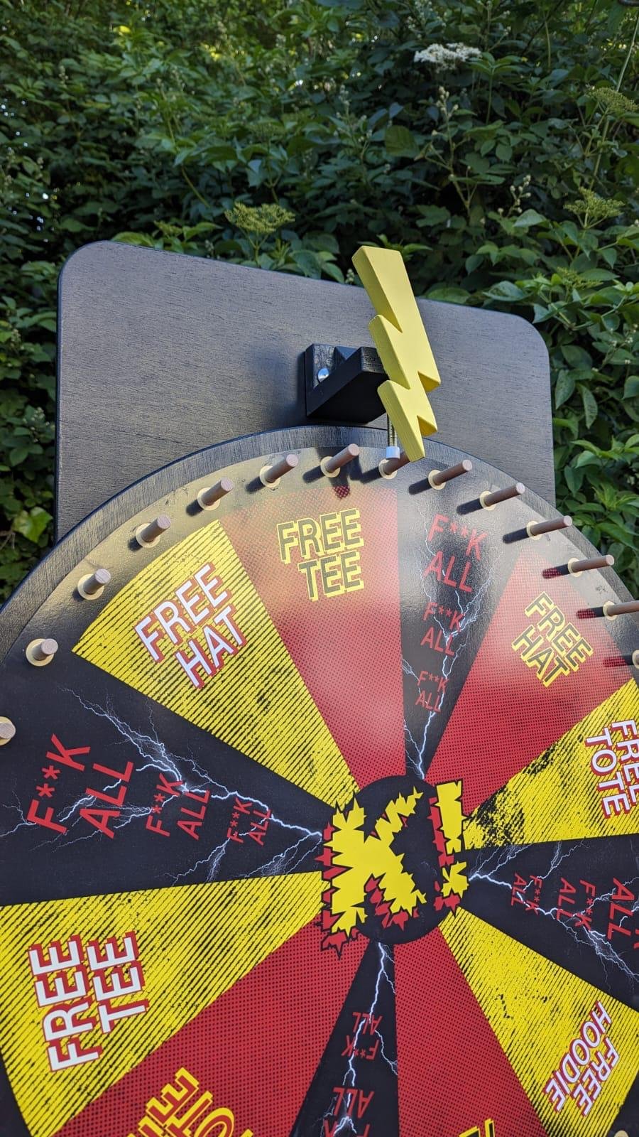 Prize wheel - Kerrang