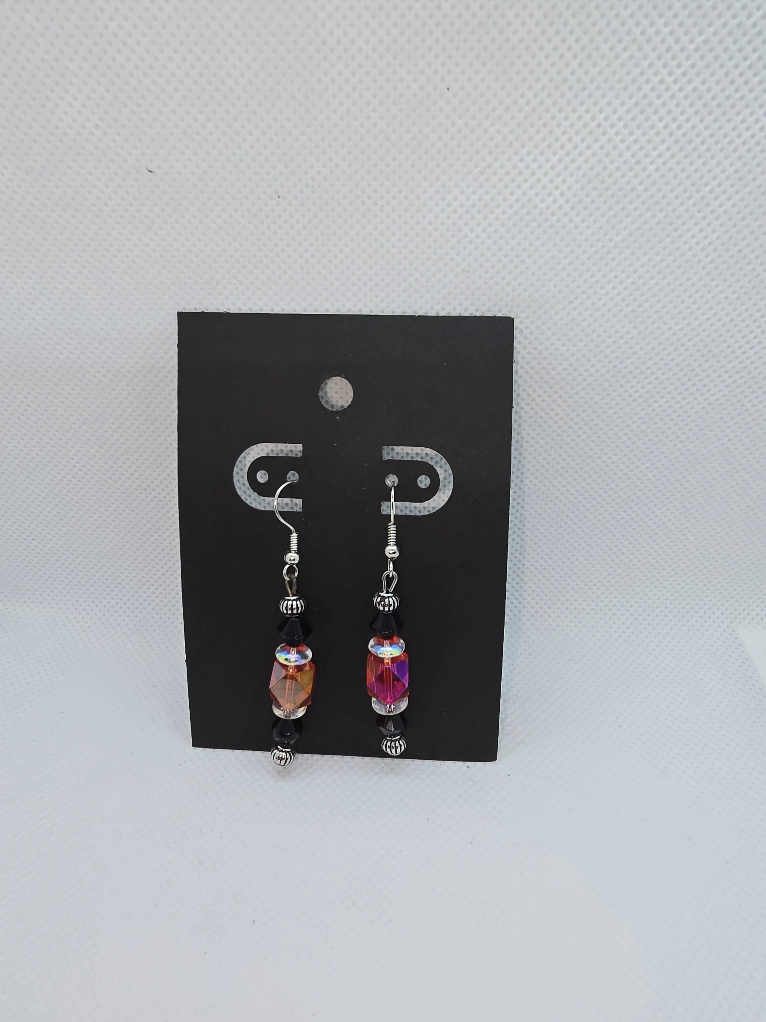 Black & Red Hanging Earring
