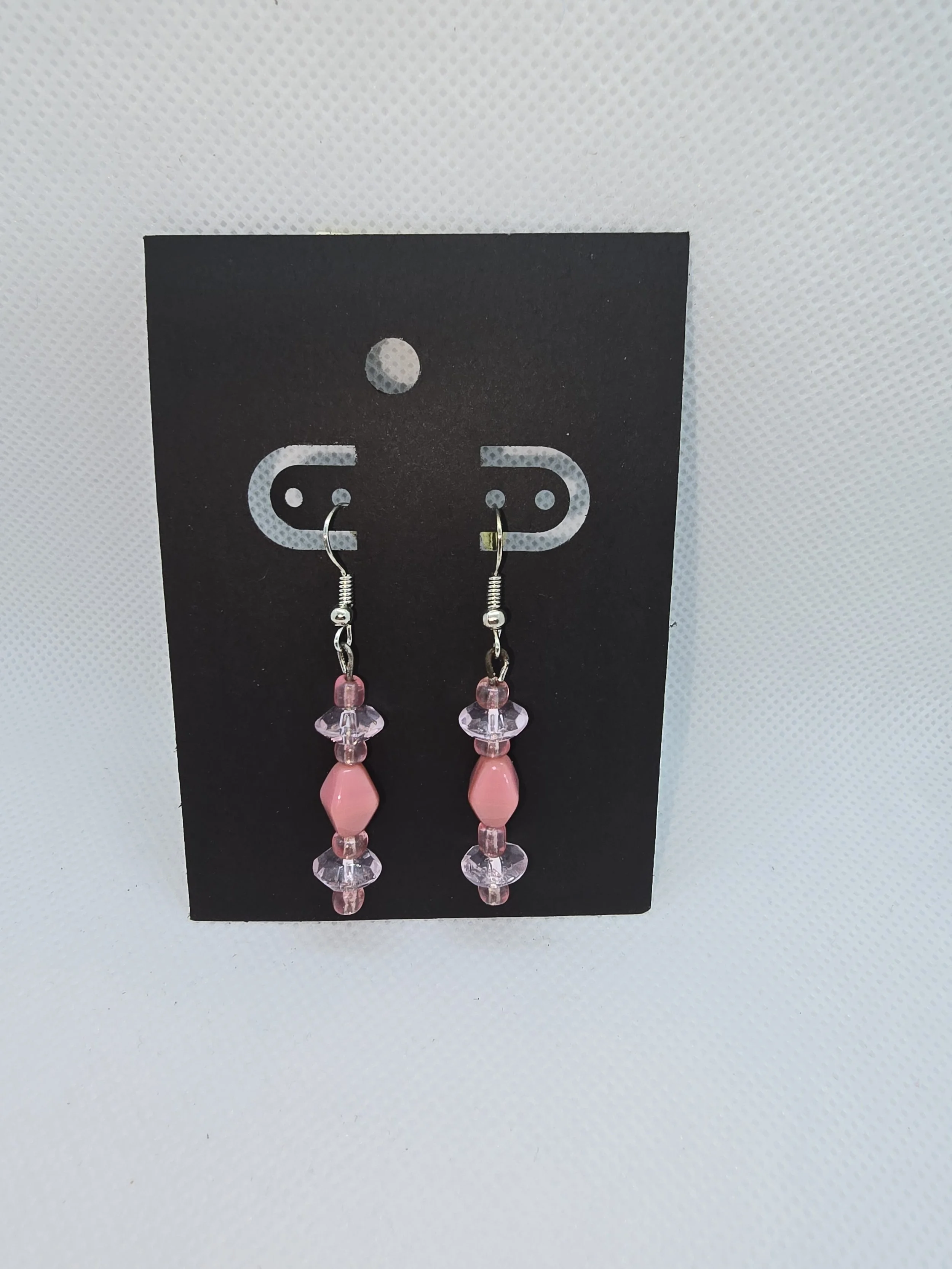 Pink Dangling Earrings