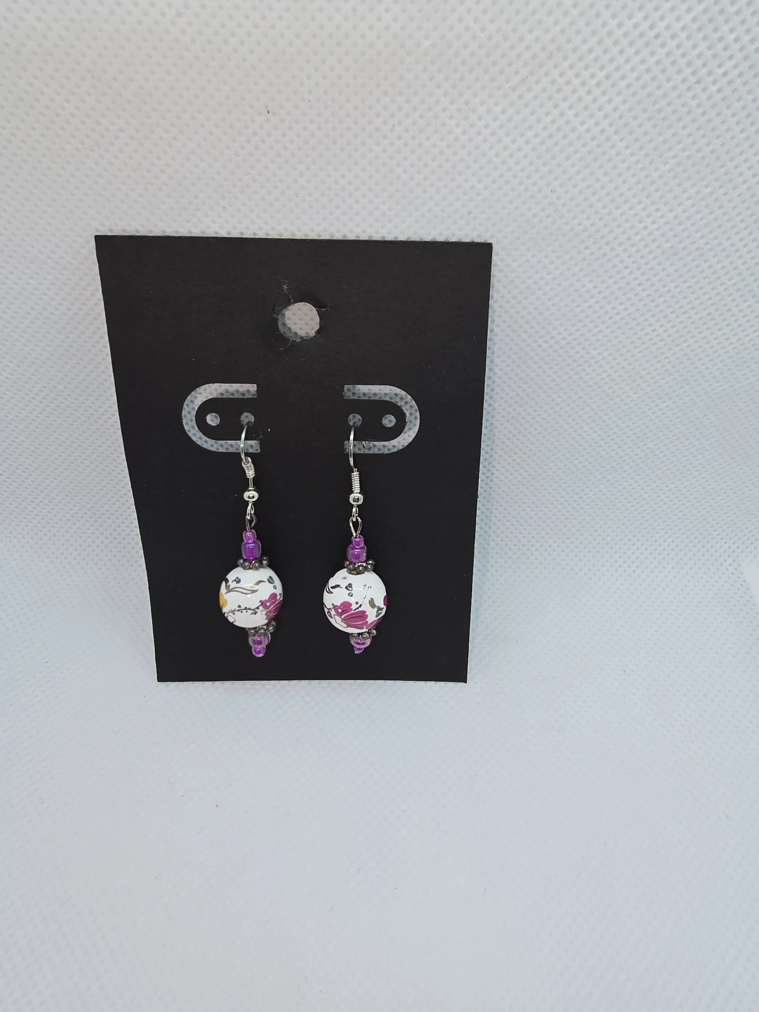 Decorative Flower Hanging Earrings