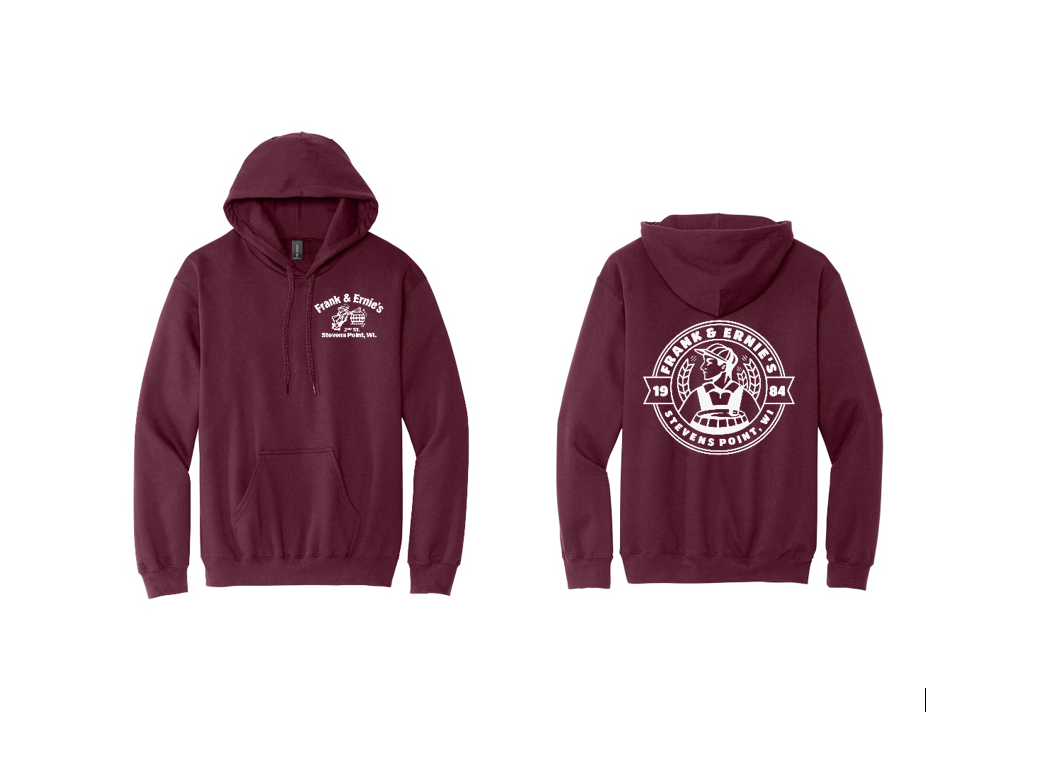 Round Logo back Hoodie