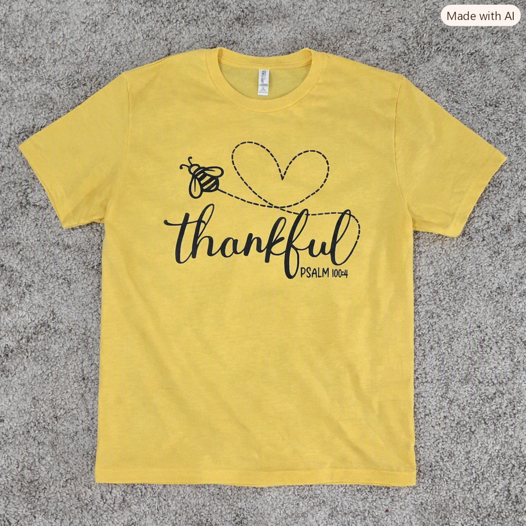 Bee Thankful Shirt - Short Sleeve