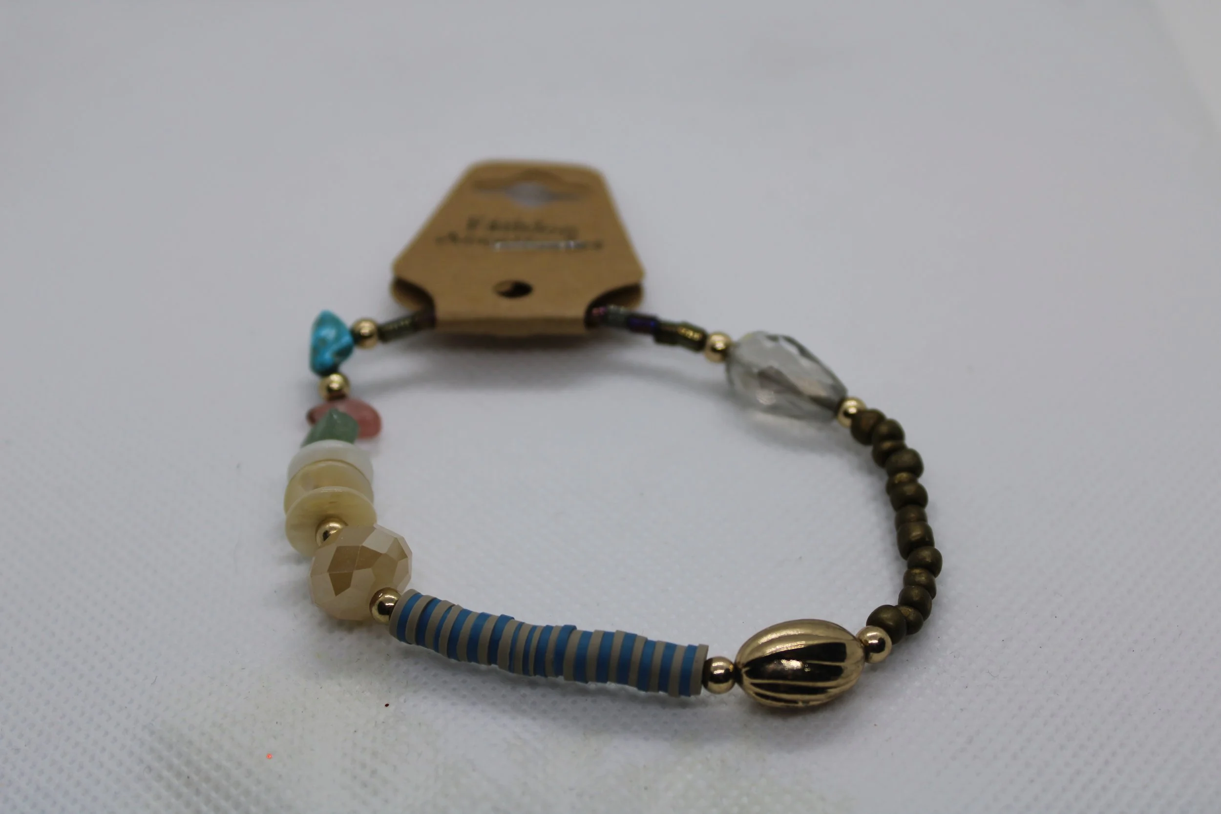 Unique Multicolor  Stretchy Beaded Bracelet