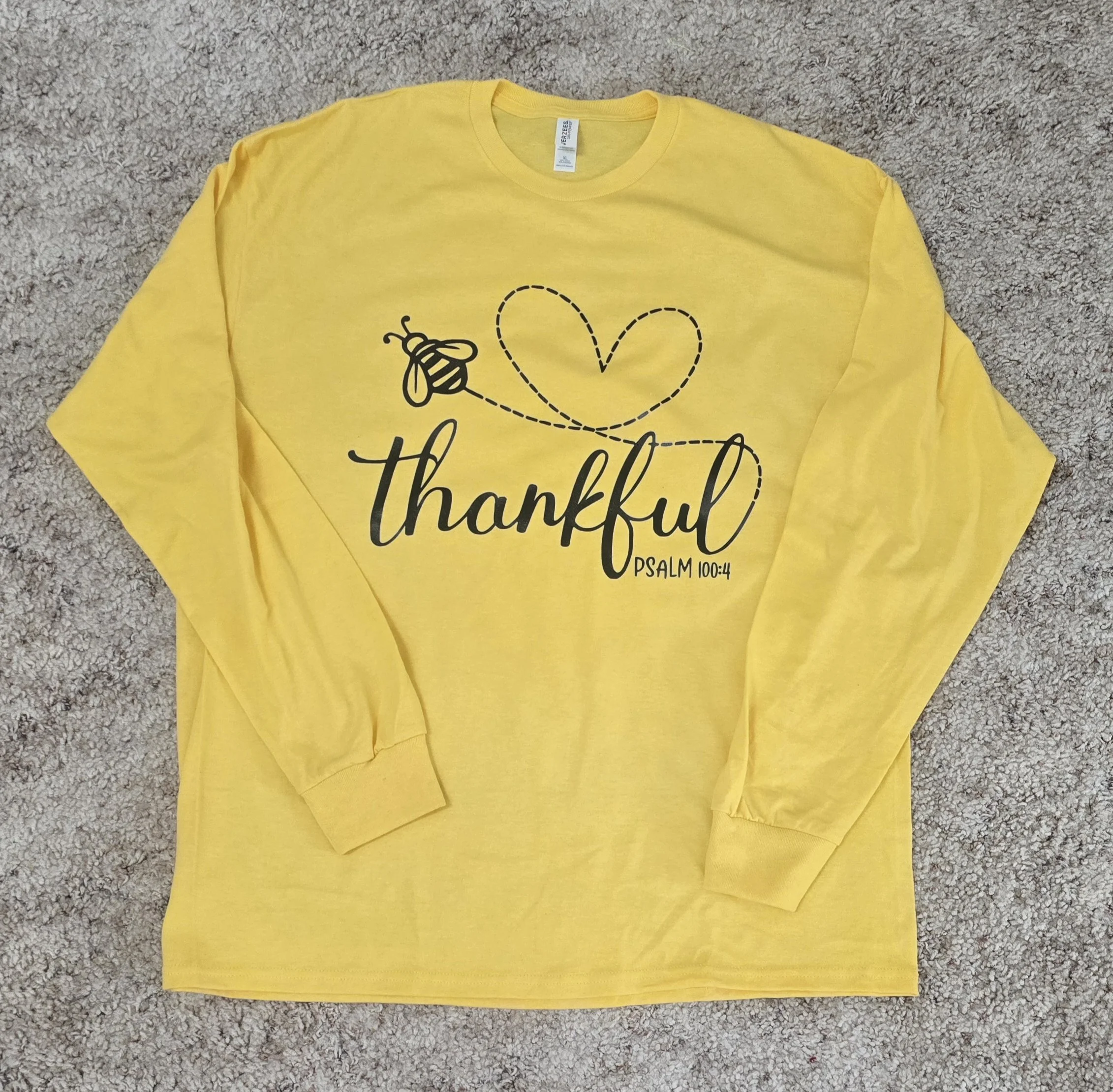 Bee Thankful Shirt - Long Sleeve
