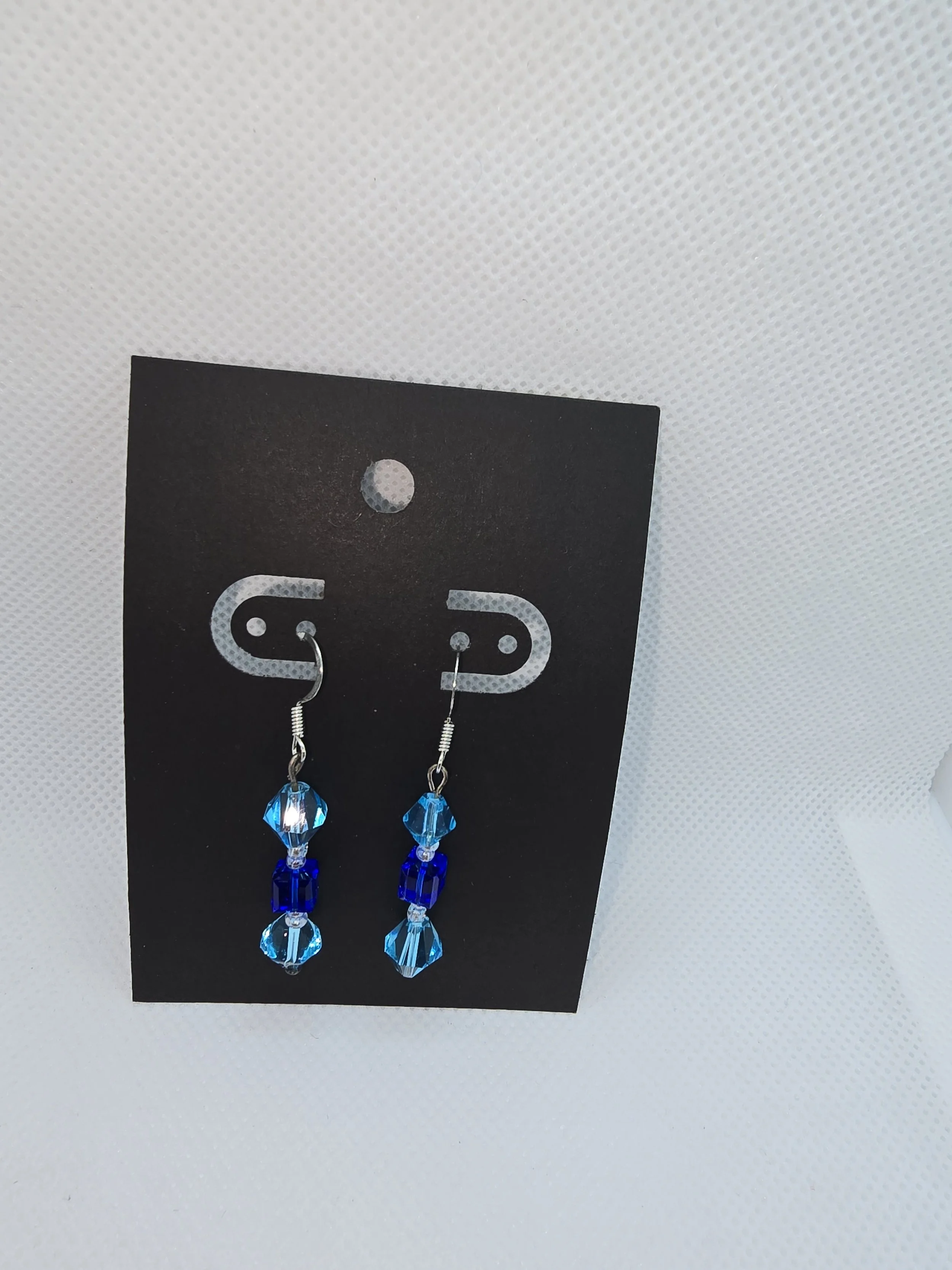 Light & Dark Blue Hanging Earrings