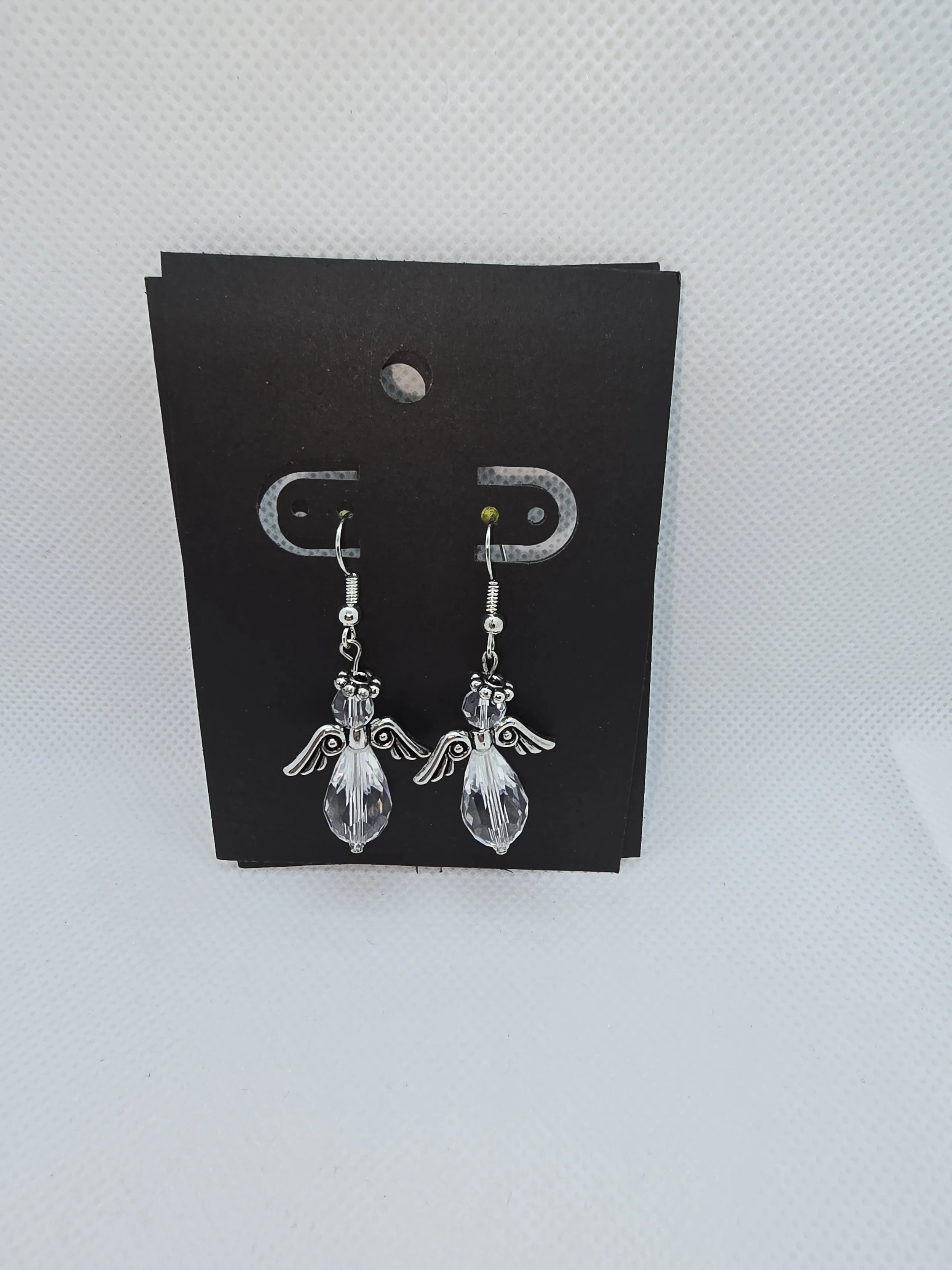 Crystal Angel Earrings