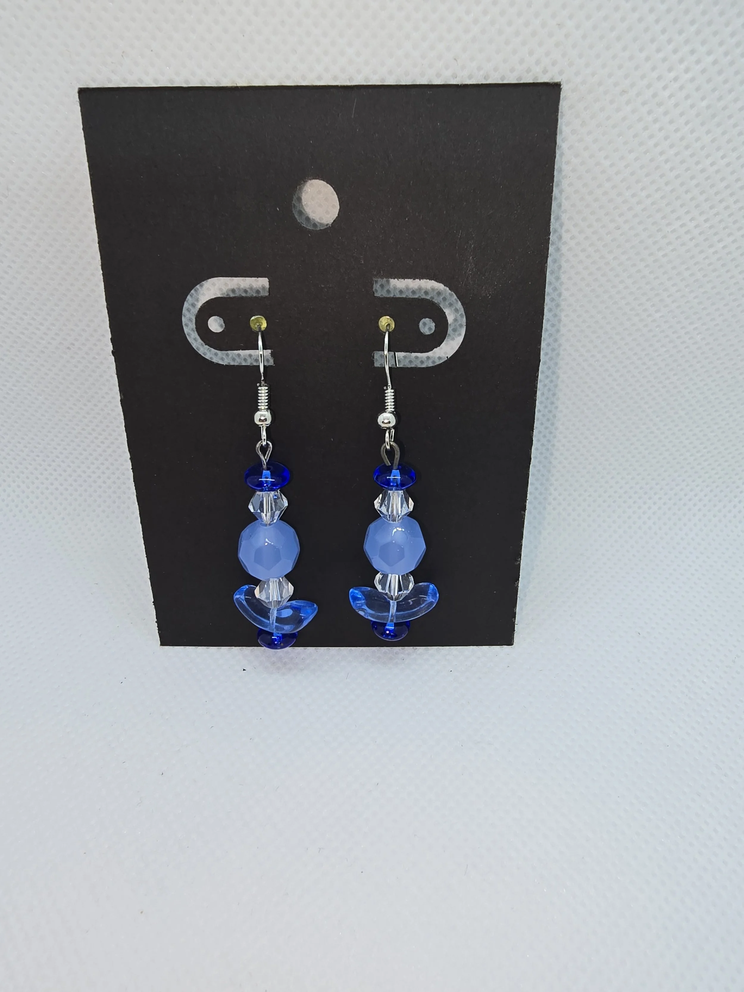 Blue & Crystal Earring