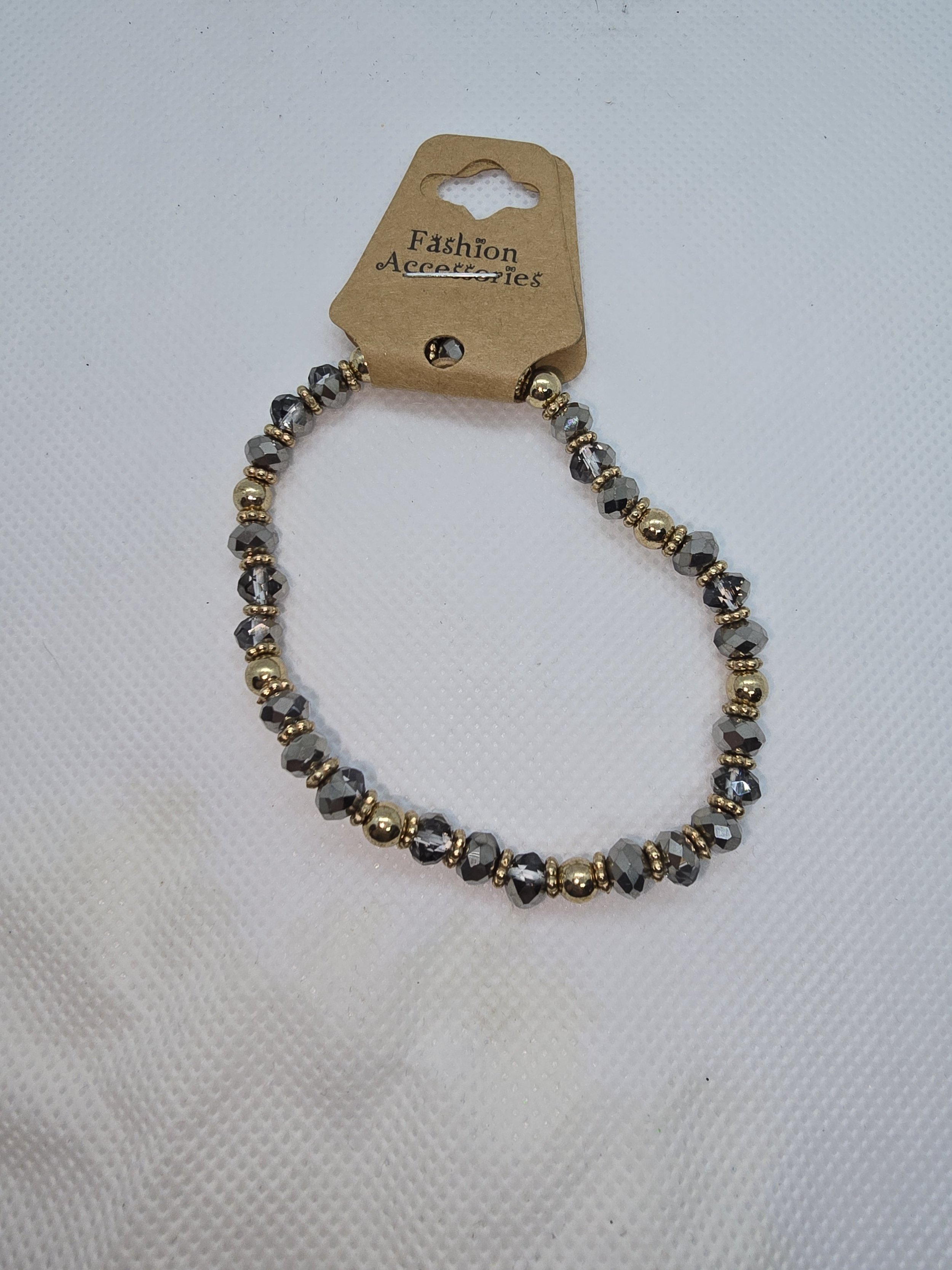 Gold & Silver Beaded Bracelet