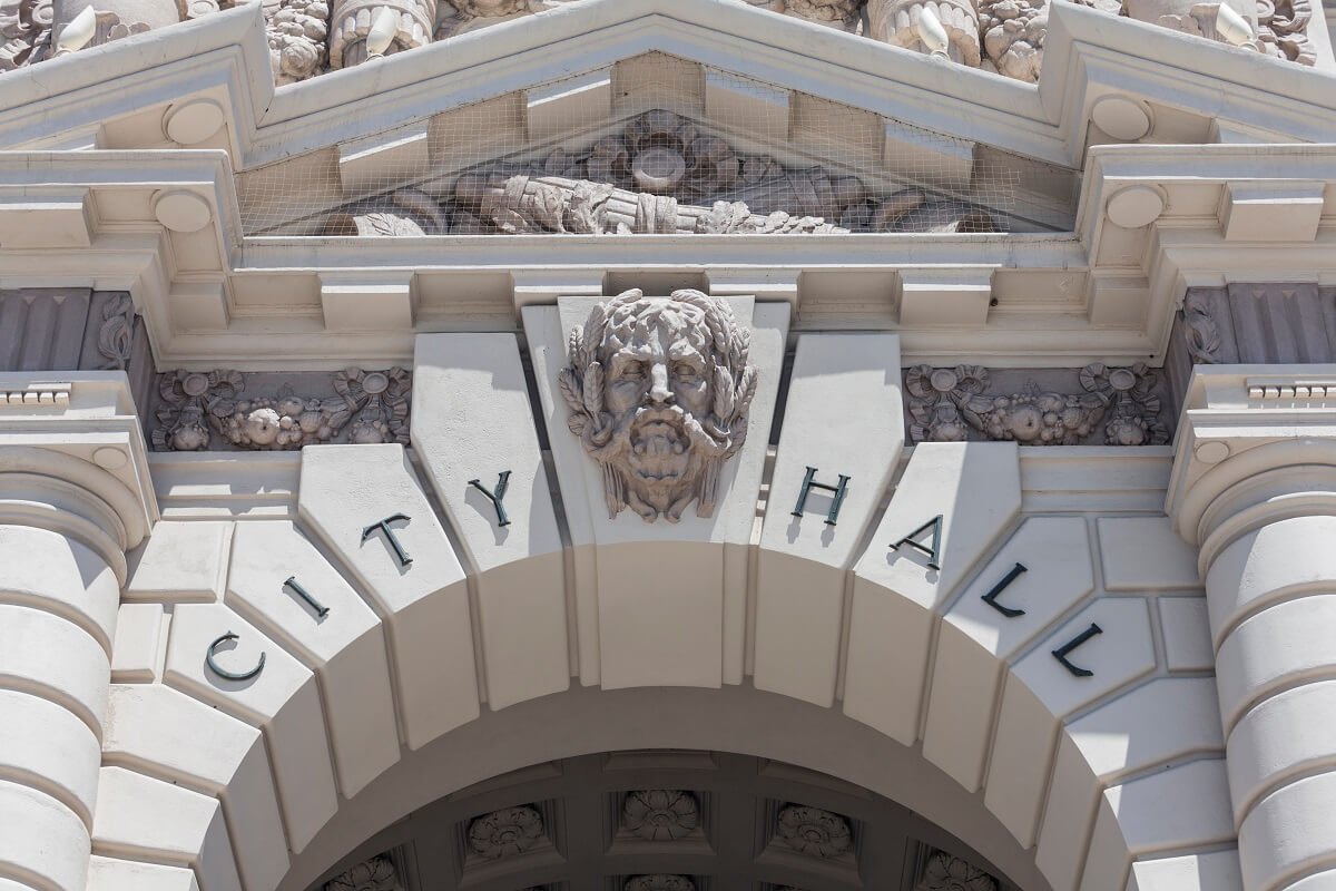 City Hall entrance