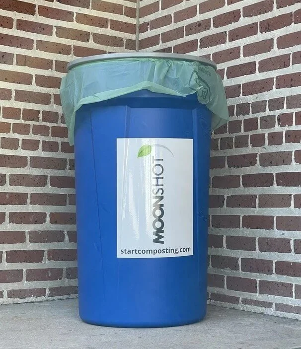 Moonshot Compost 55 gallon sealed drum
