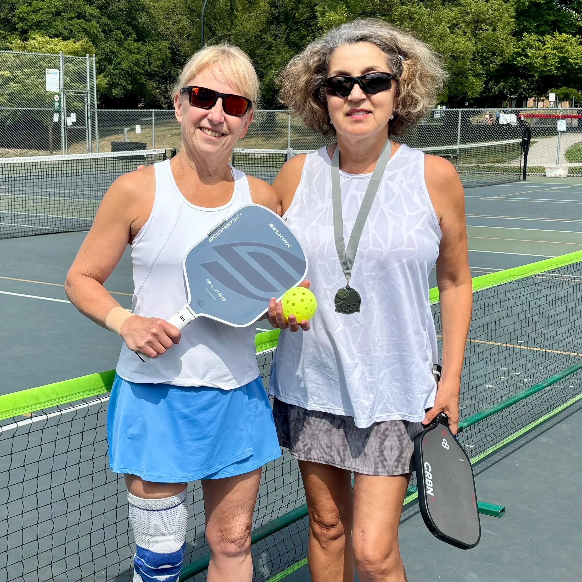 Dragana Kosoric won Silver in Women's Doubles 3.5 (50+) at the 2026 PoCo Sports Festival Tournament, July2026