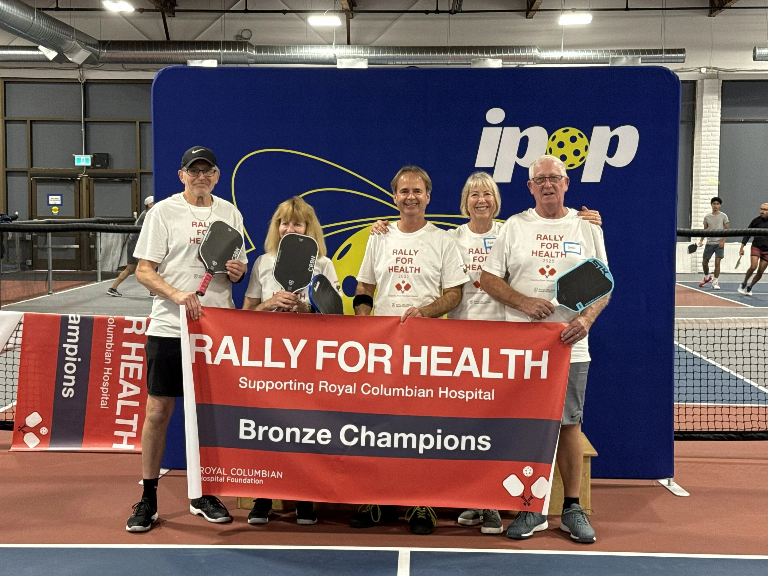 Alain Champagne and Marion Bonner won Bronze in Mixed Team Play (Platinum Division) at the RCH Rally for Health Fundraiser, Oct2025