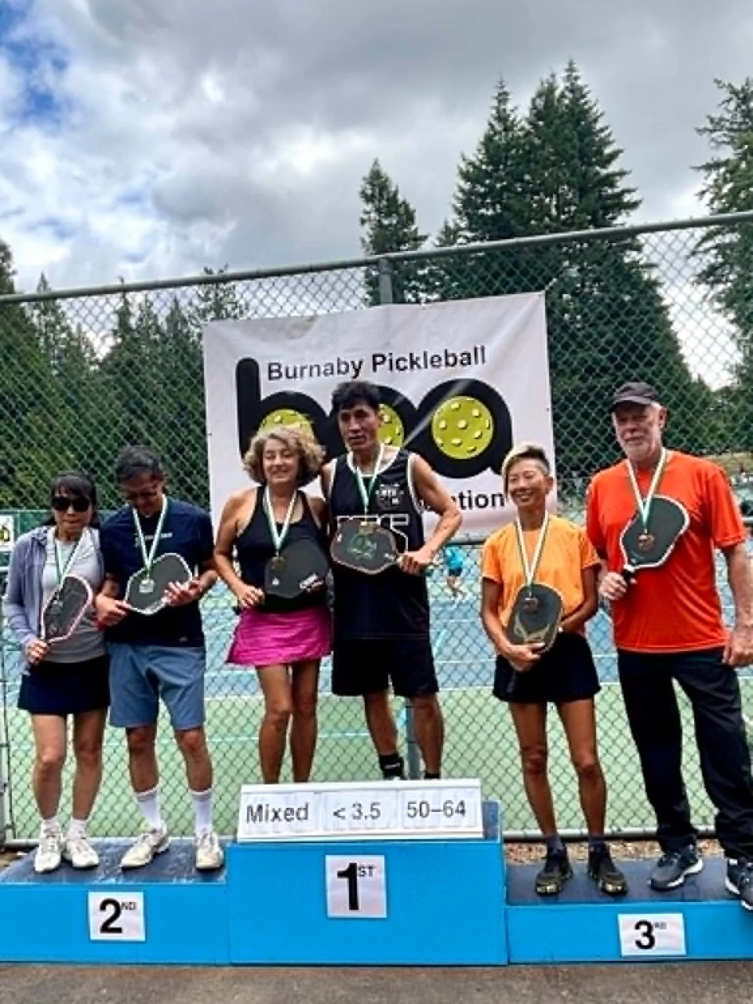 Dragana Kosoric won Gold in Mixed Doubles 