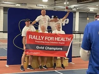 Debby Morgan won Gold in Mixed Team Play (Gold Division) at the RCH Rally for Health Fundraiser, Oct2025