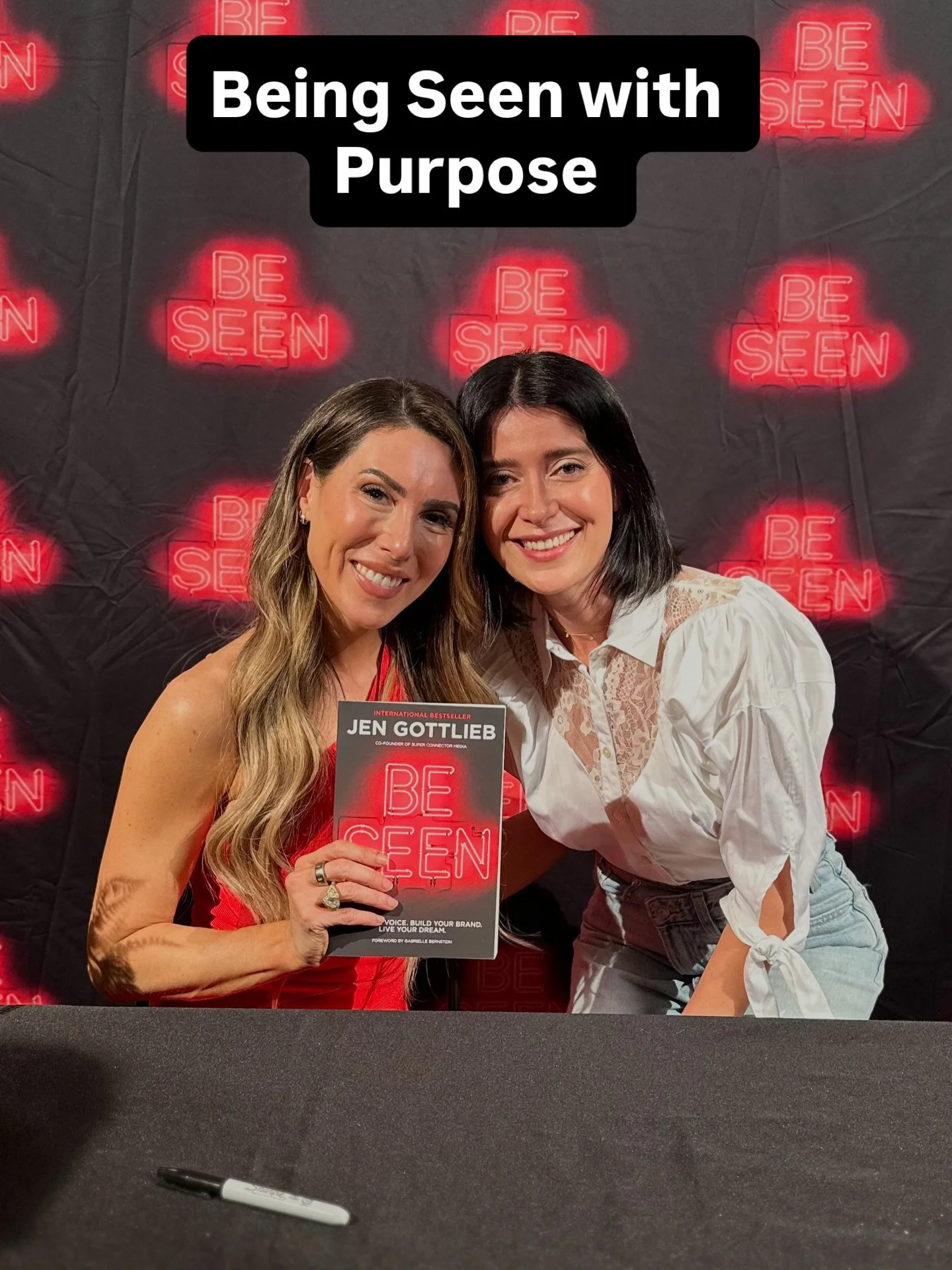 Standing next to @jen_gottlieb at her Be Seen book signing and hearing her speak, something really clicked for me.

The more visible I am, the more parents I can reach.
The more parents I can reach, the more kids I can help.

And when I really sat wi