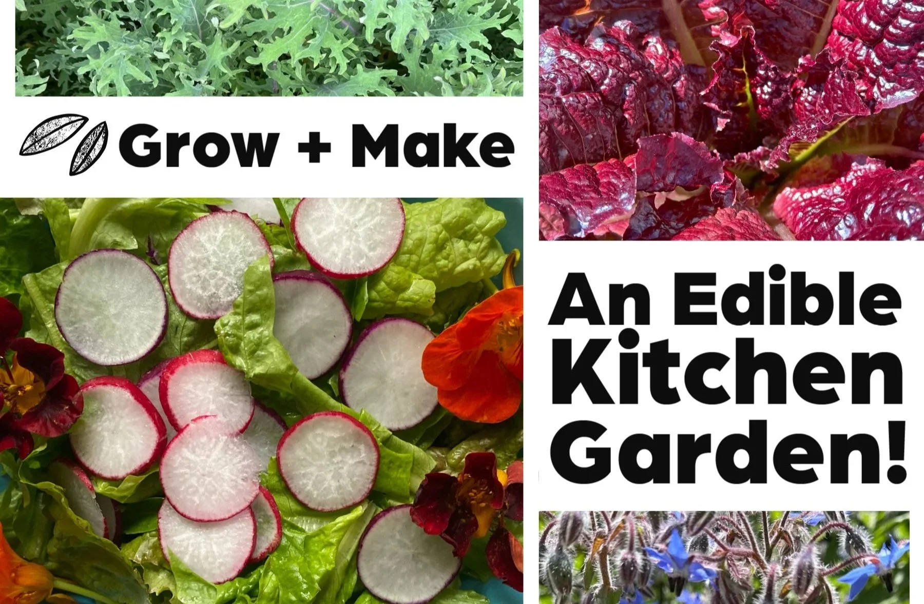 GROW + Make: An Edible Kitchen Garden!