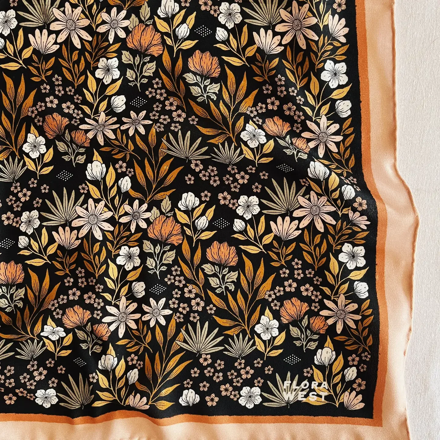 Midnight Garden Silk Scarf 2.webp