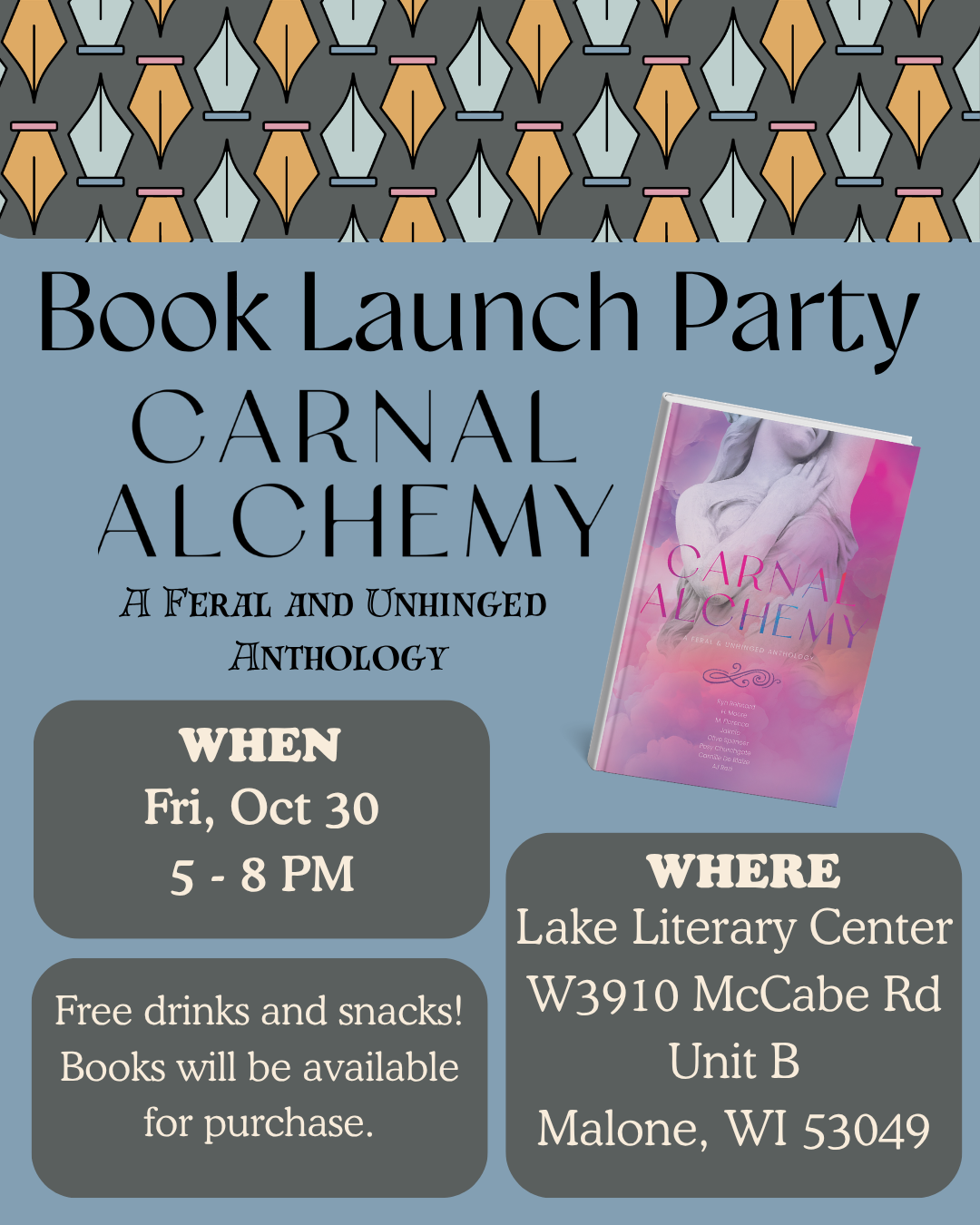 Carnal Alchemy Anthology Book Launch Party