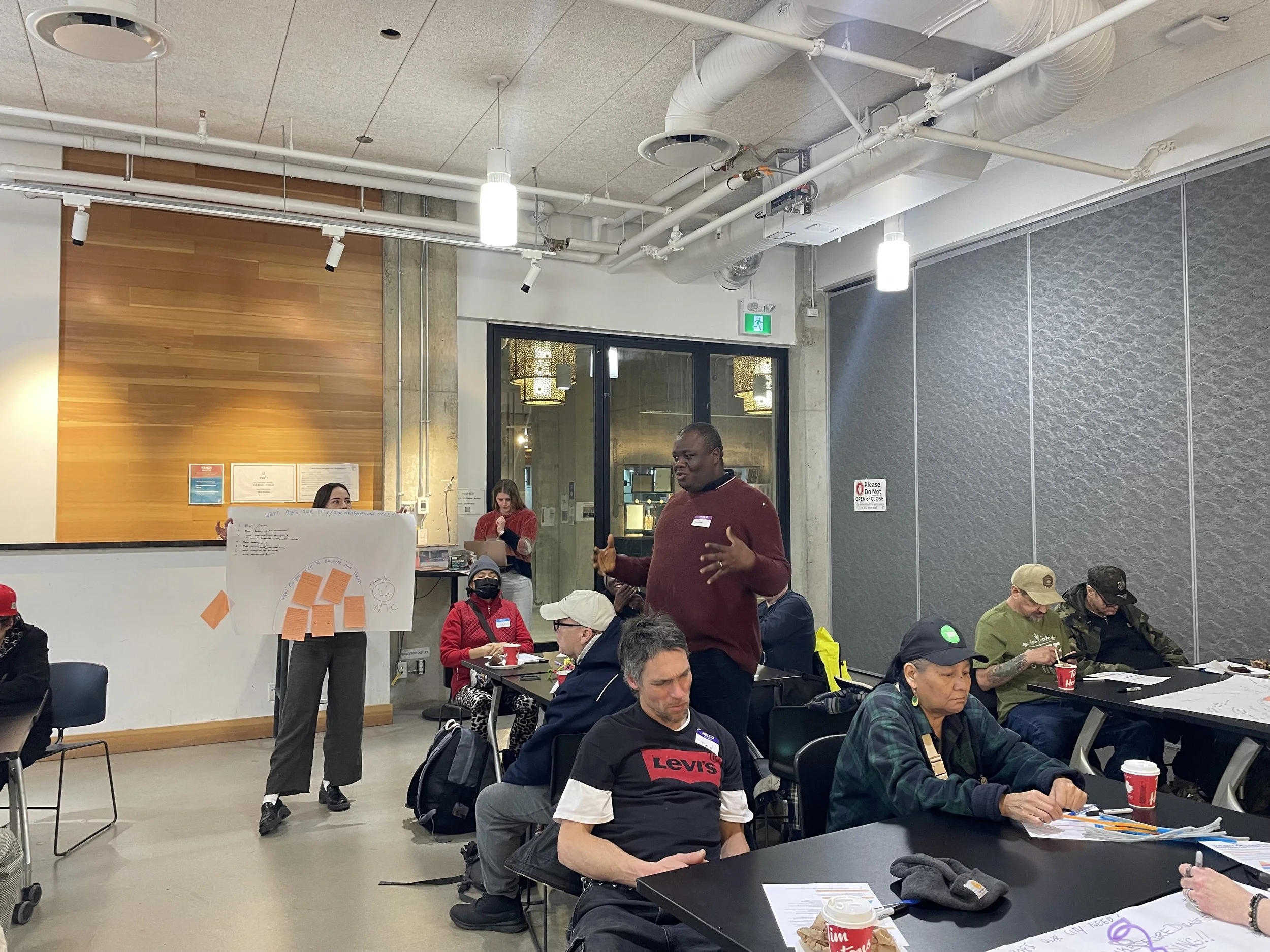 WTC Leads an Out City Hall Workshop for Binners project