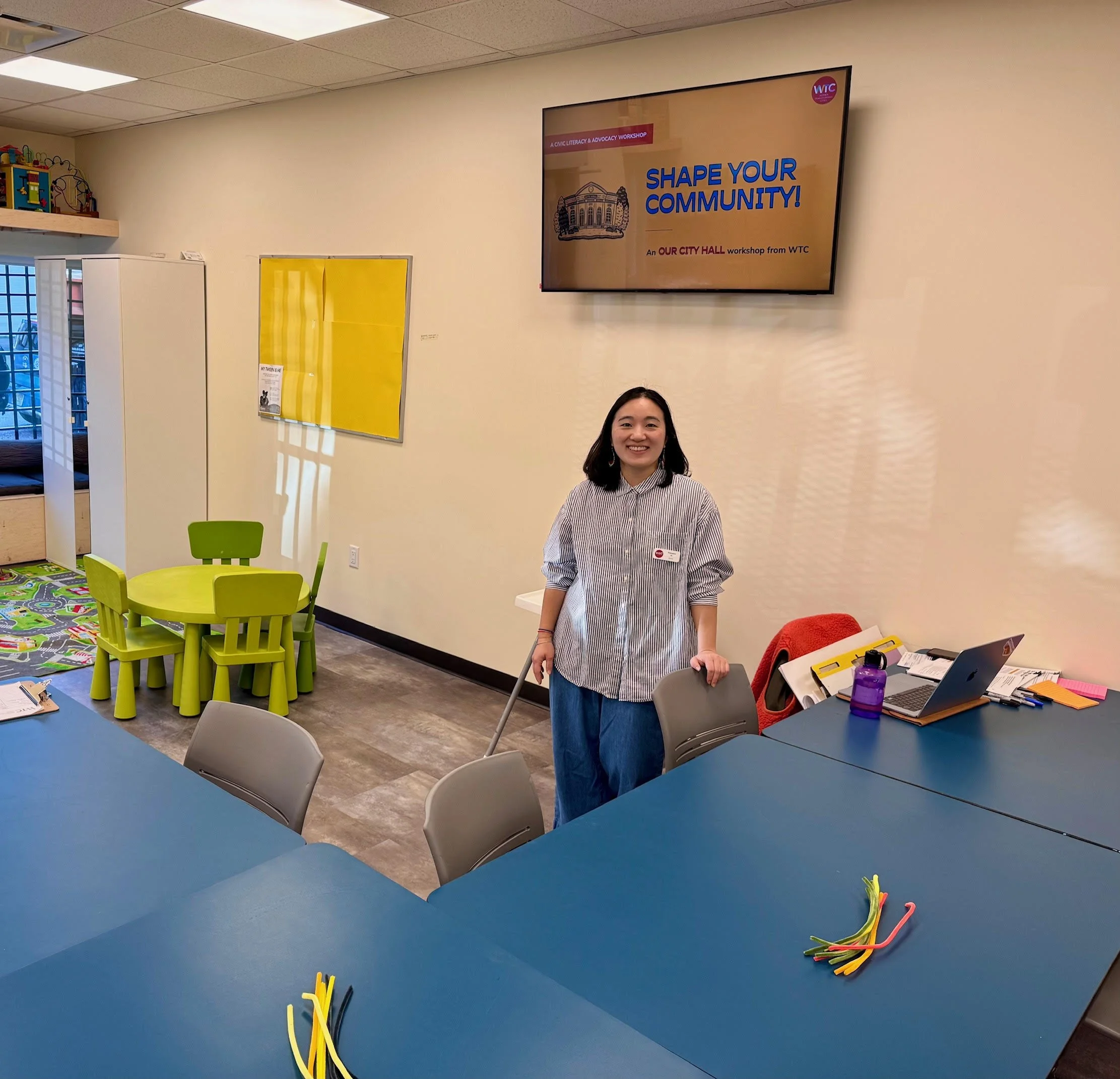 wtc HOSTS a family Drop-In at Downtown Eastside Neighbourhood House