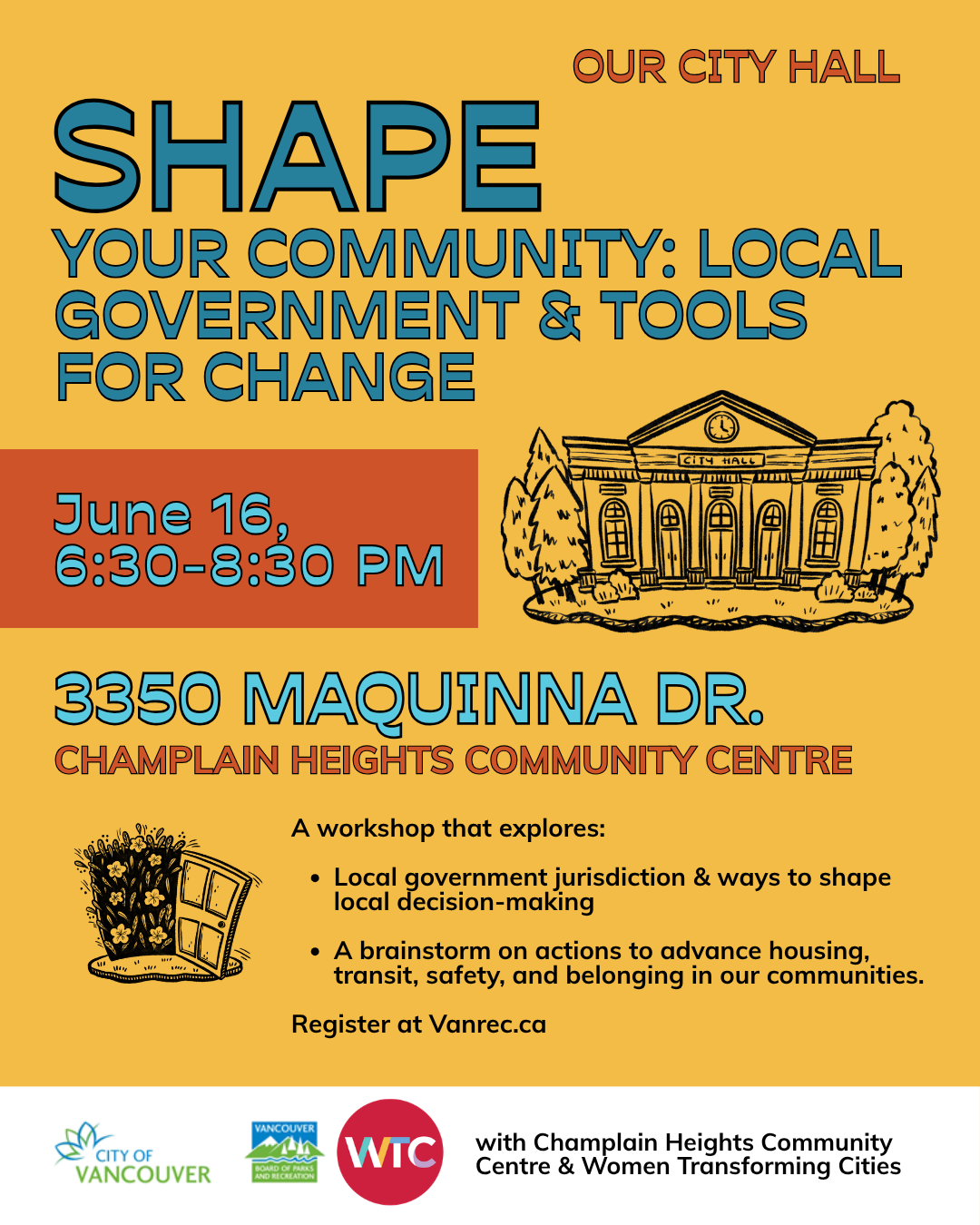 Shape Your Community with Champlain Heights Community Centre