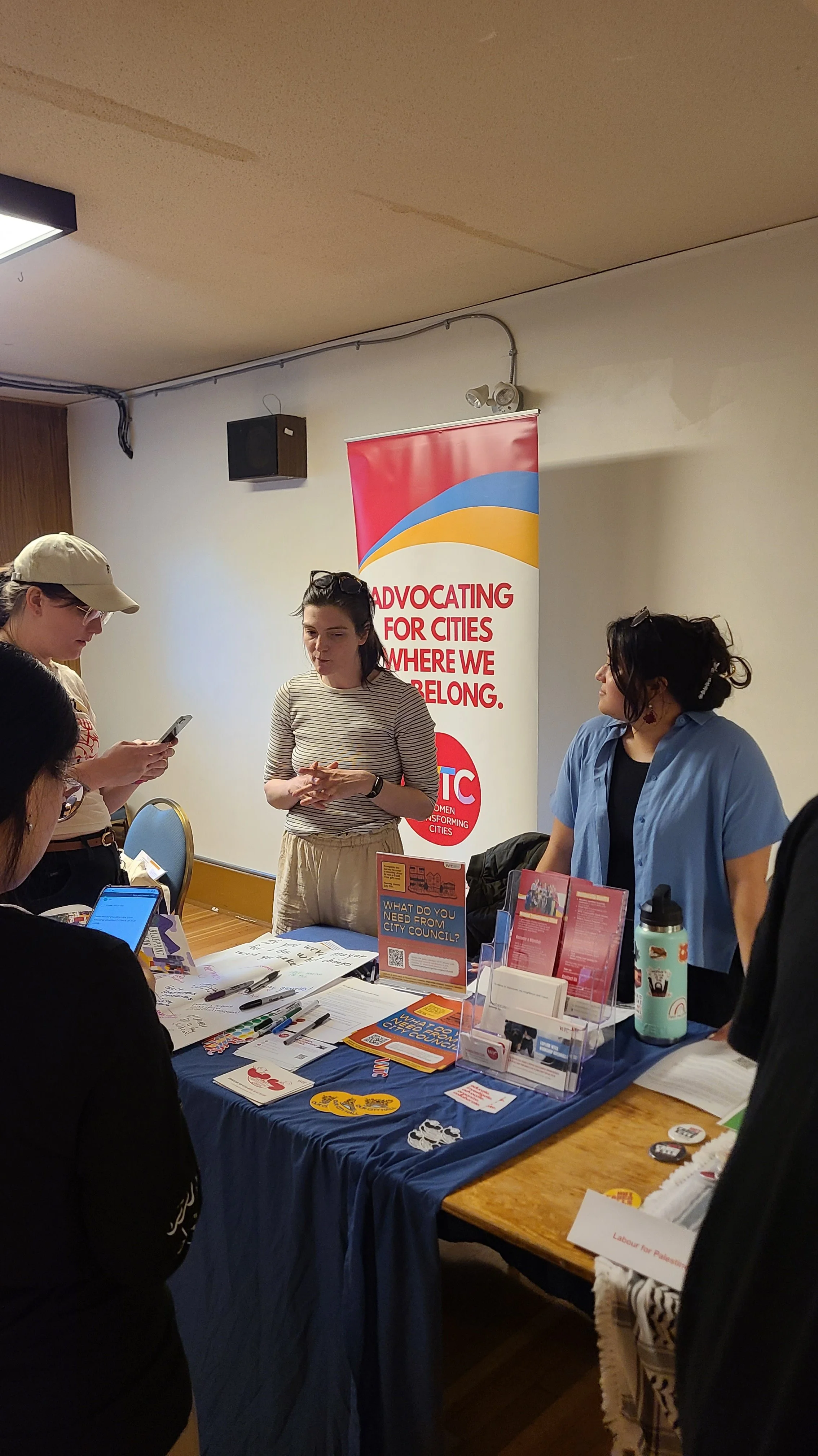 WTC tables at 3 community events
