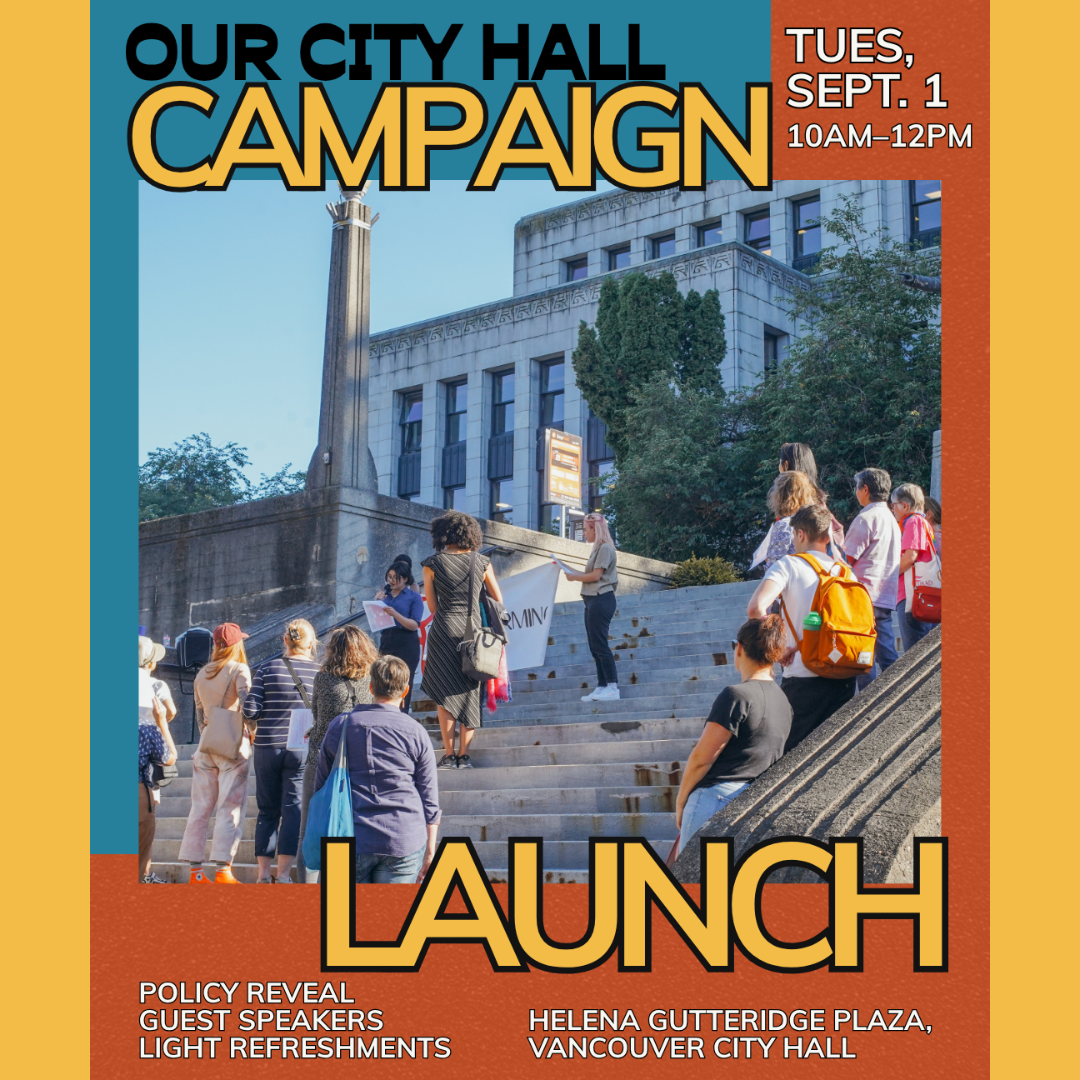 Our City Hall Campaign Launch
