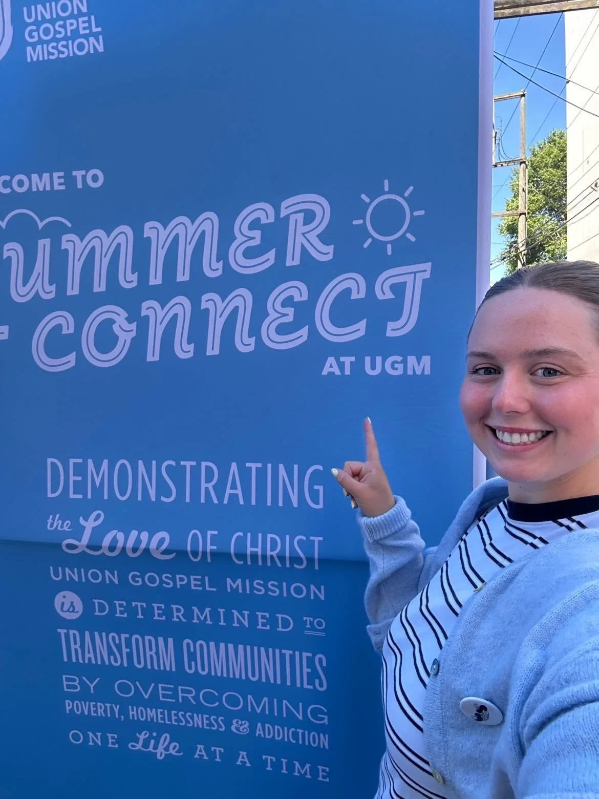 WTC say farewell to Lily, summer outreach coordinator