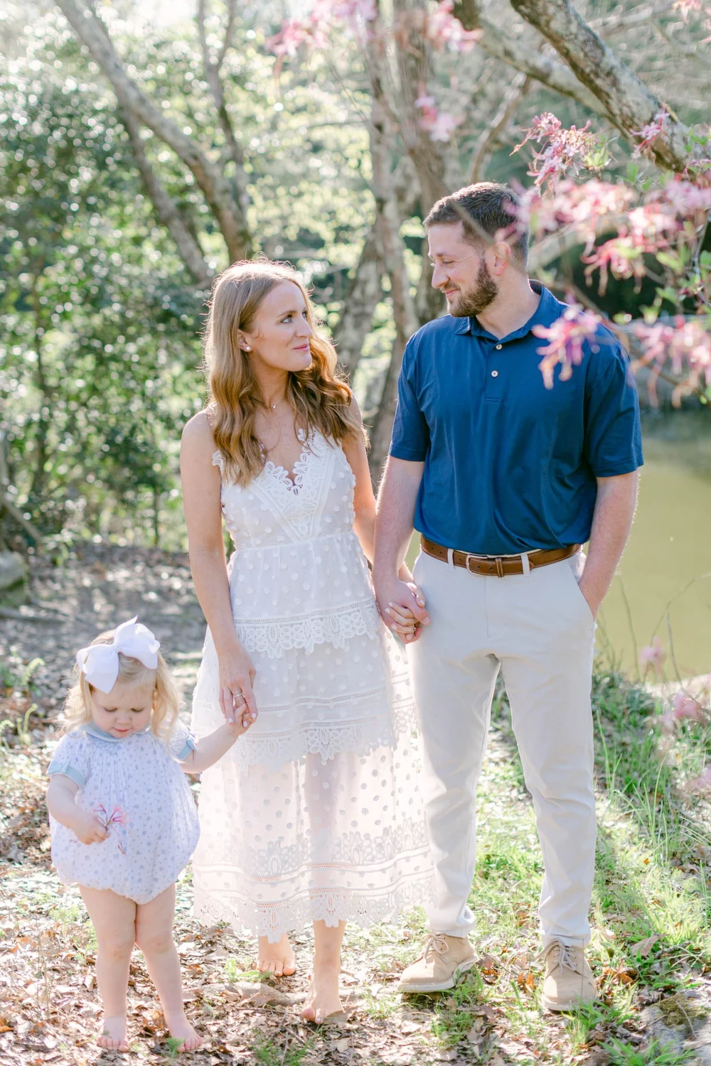  This is a Self Portrait dress I found on Ebay and had altered to fit me for my wedding that I rewore for family photos.  