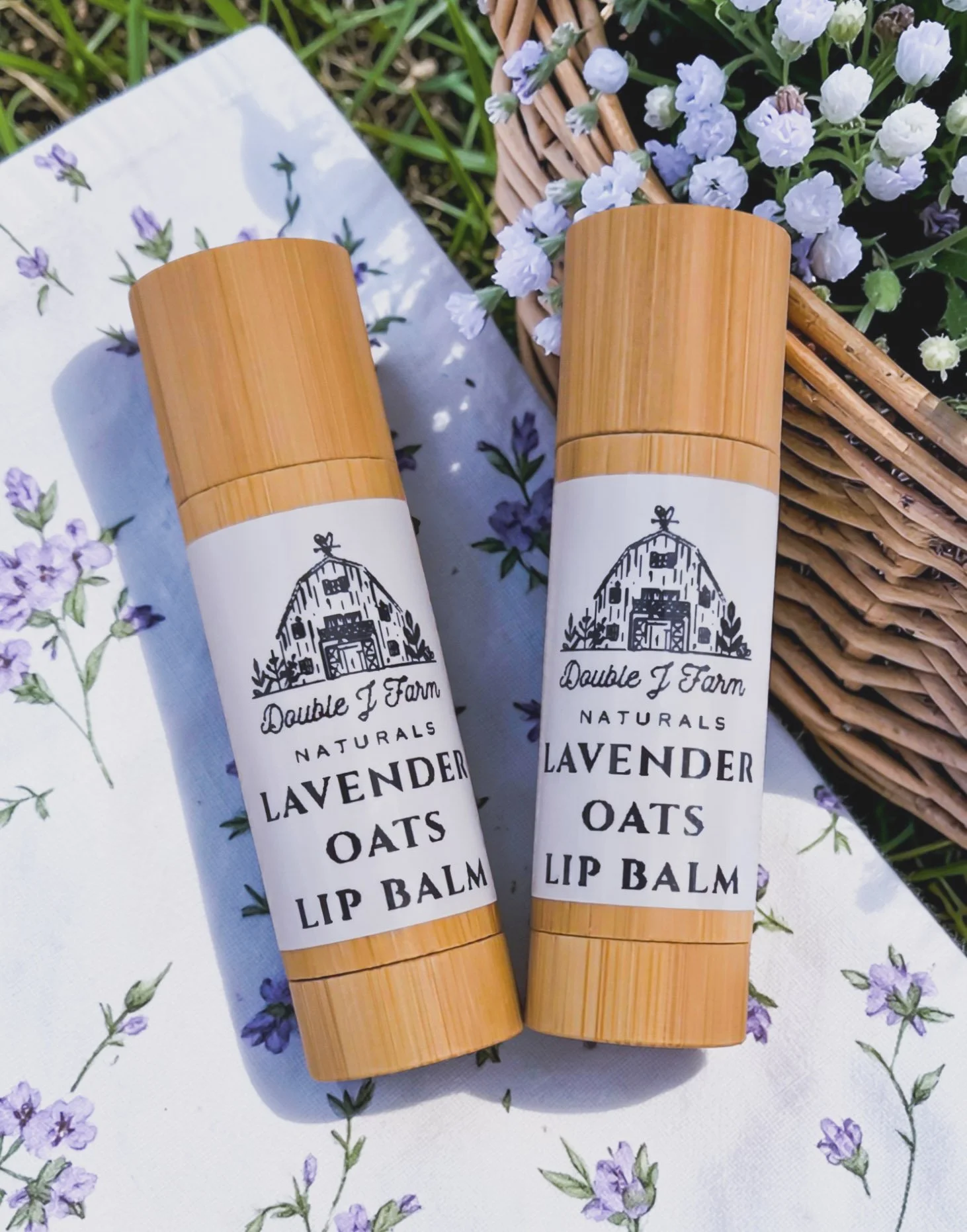 Lavender Oats Tallow Lip Balm