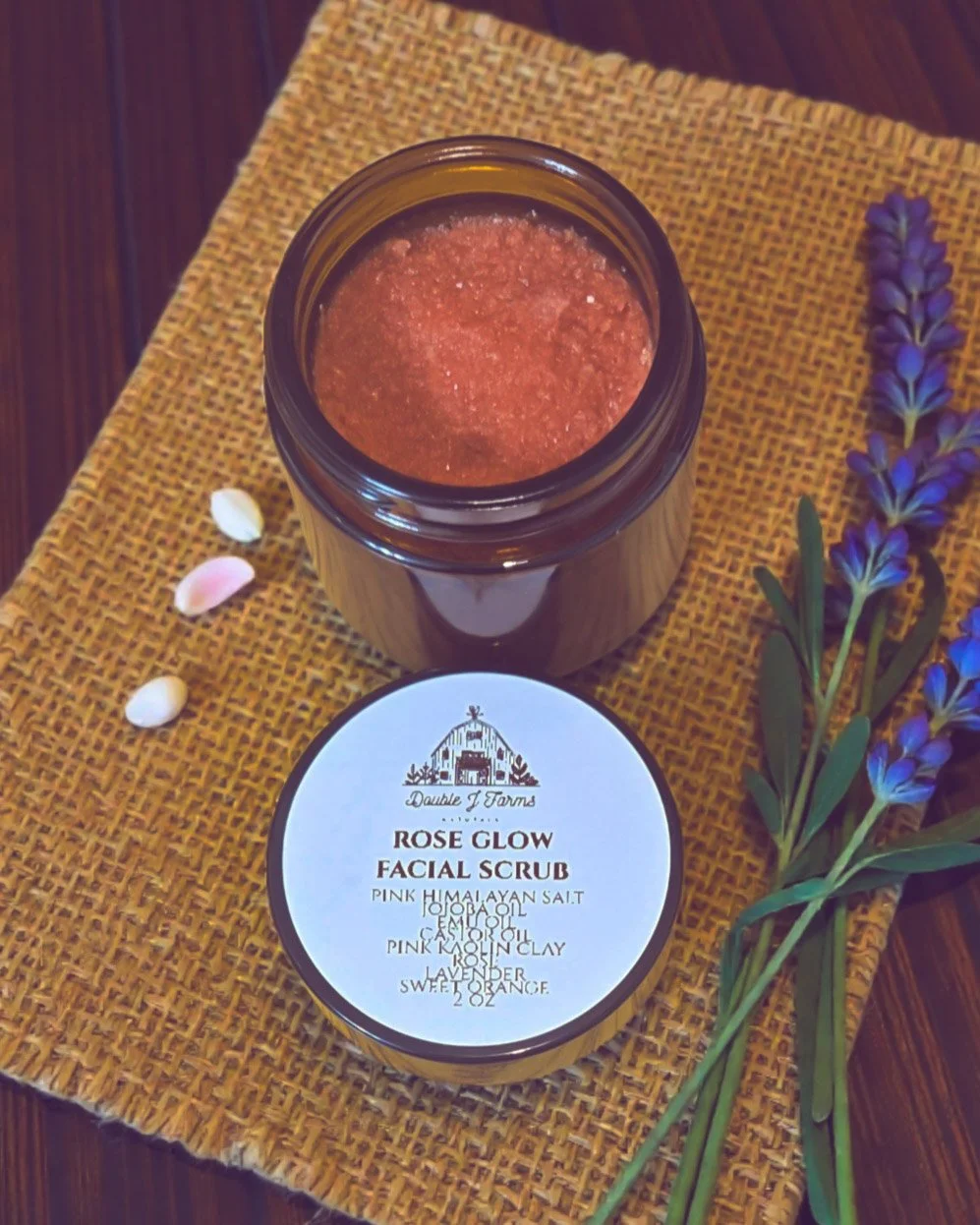 Rose Glow Facial Scrub