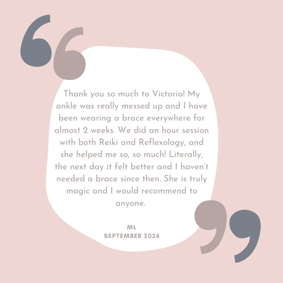 Using various reflexology techniques, we were able to support circulation and mobility to aid in recovery.

Thank you for the lovely feedback, ML 🏄&zwj;♀️