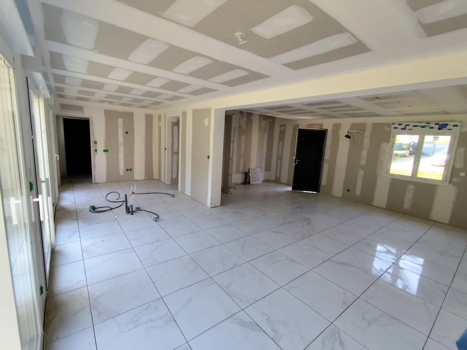 Création de cloisons en placo lors d’une rénovation à Jouarre 77260