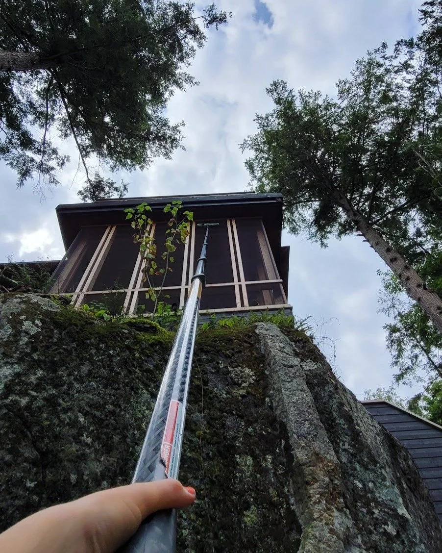 No Muskoka Screen Room is out of reach for us to clean!

We offer specialized Screen Room cleaning to remove built-up pollen, dust, cobwebs, dirt, and allergens that accumulate over time and can cause mold and mildew to grow, especially in the humid 