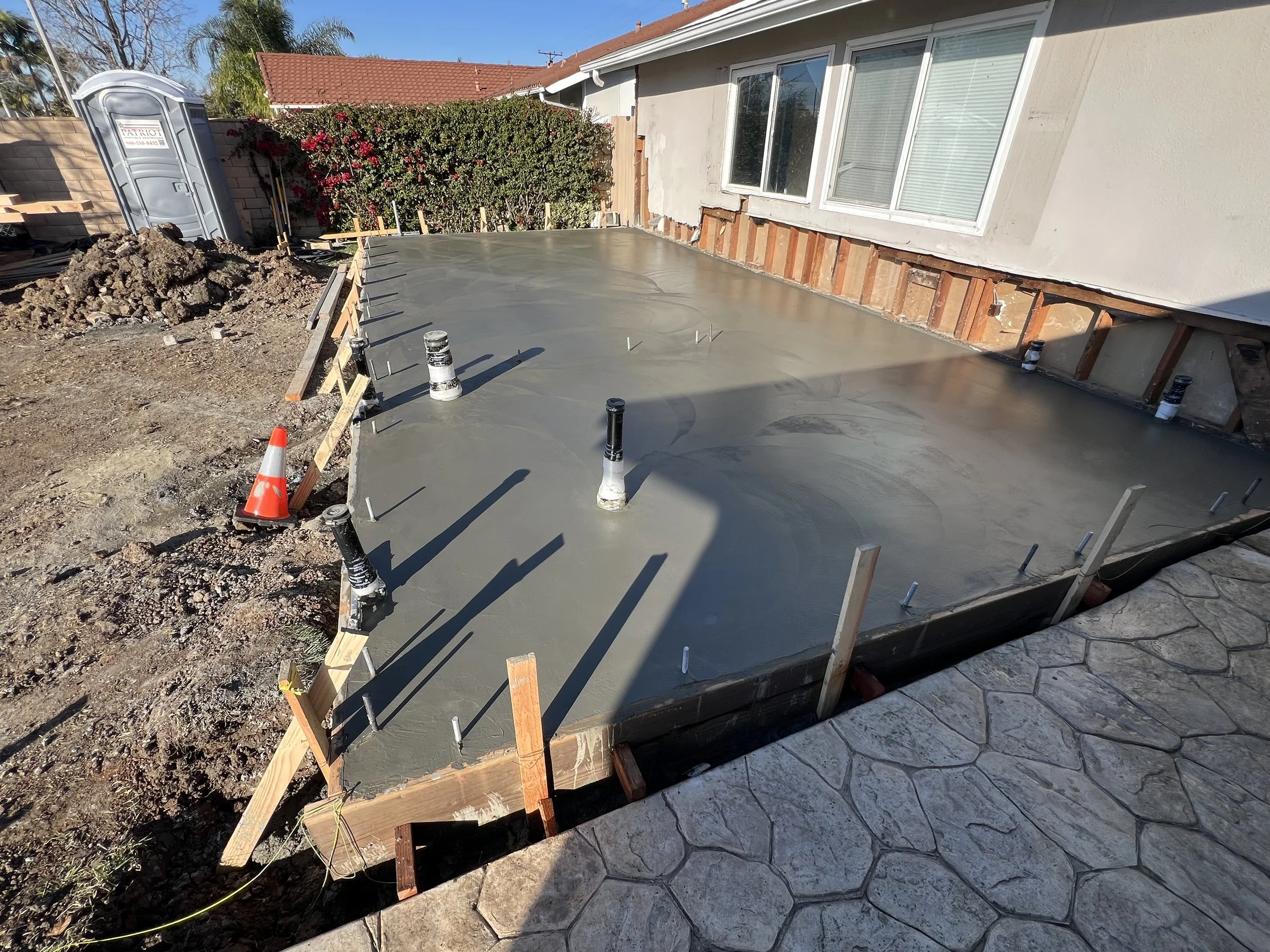 Costa Mesa Room Addition Foundation