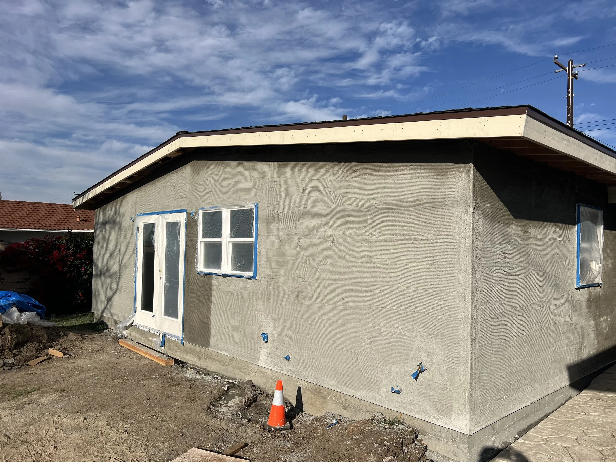 Costa Mesa Room Addition Stucco