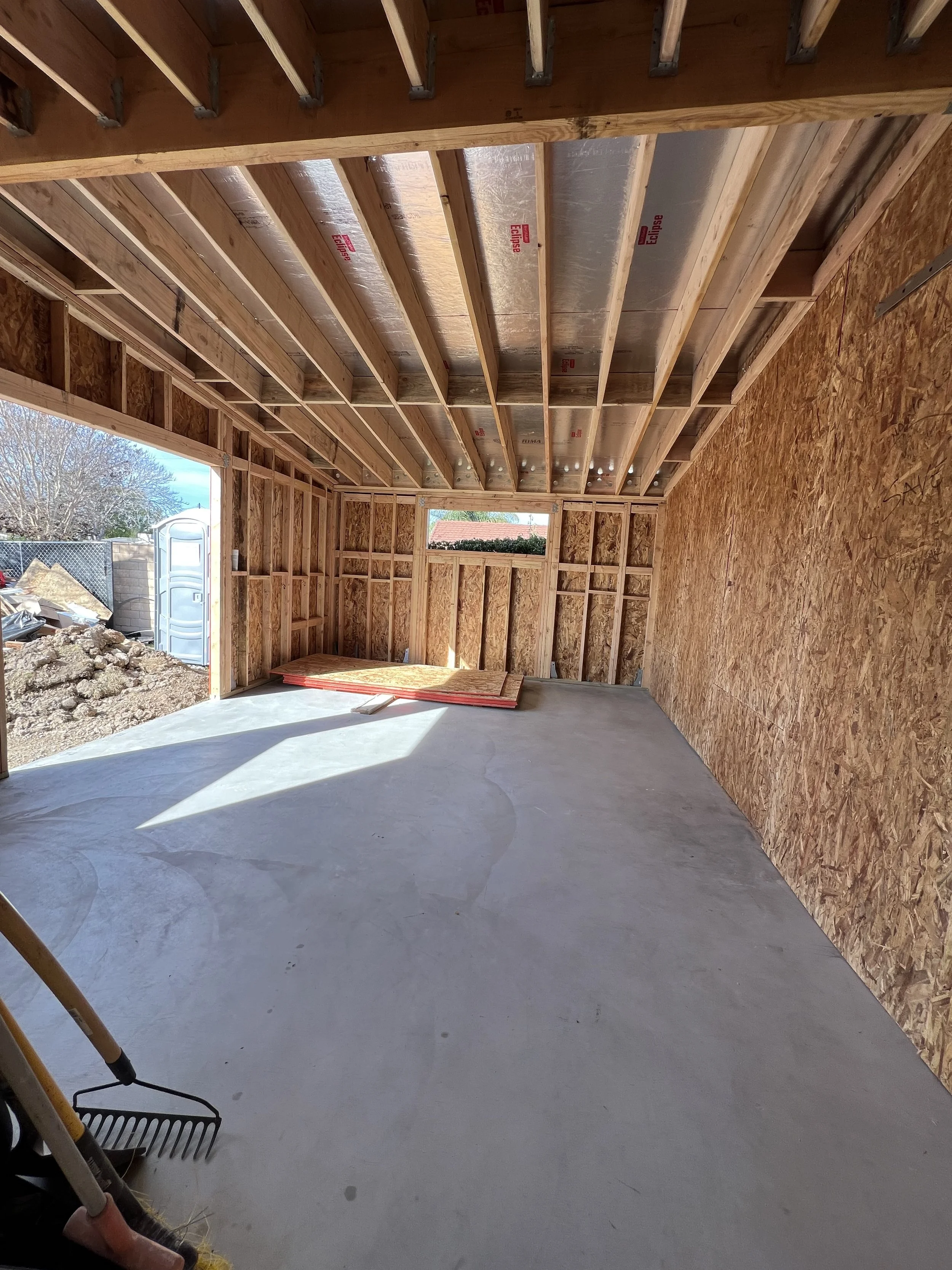 Costa Mesa Room Addition Framing