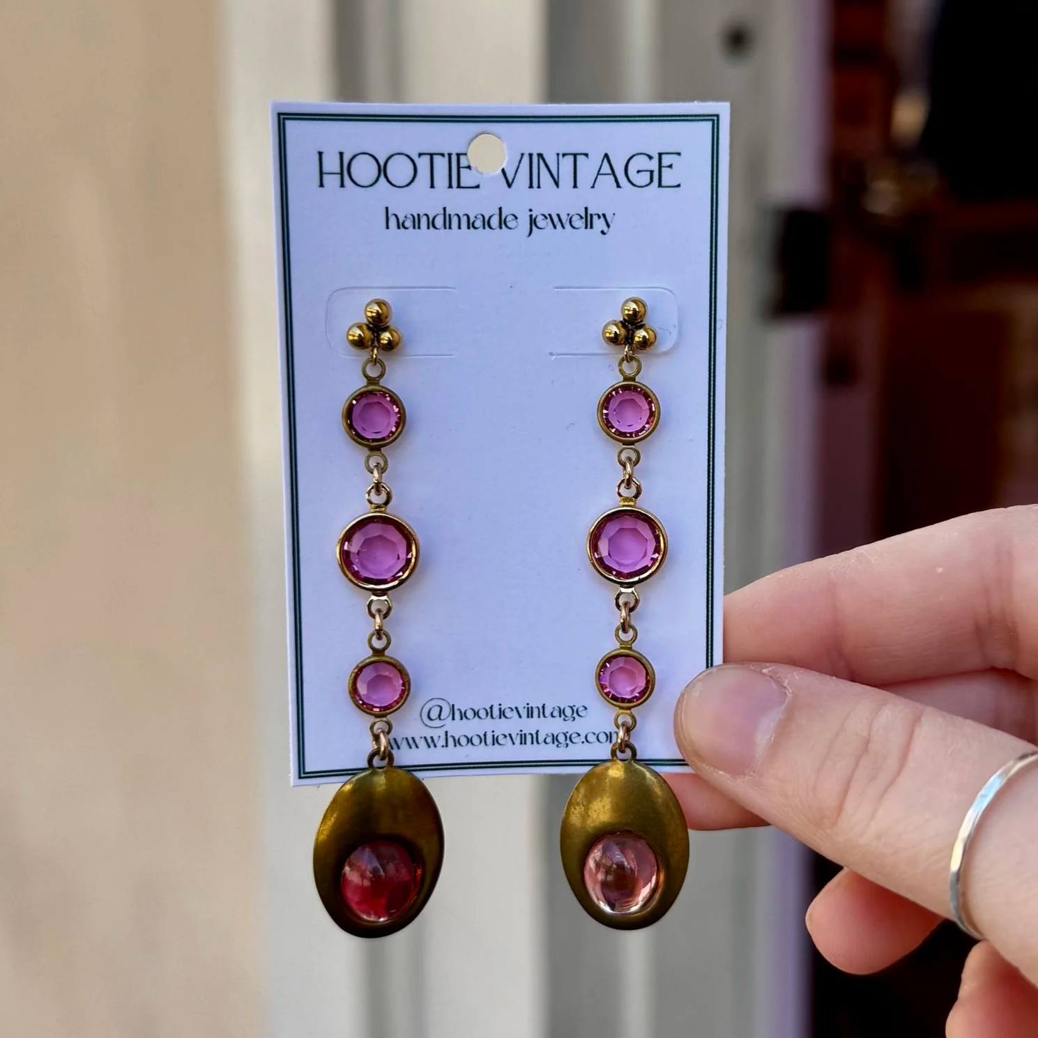 Pink Dangles