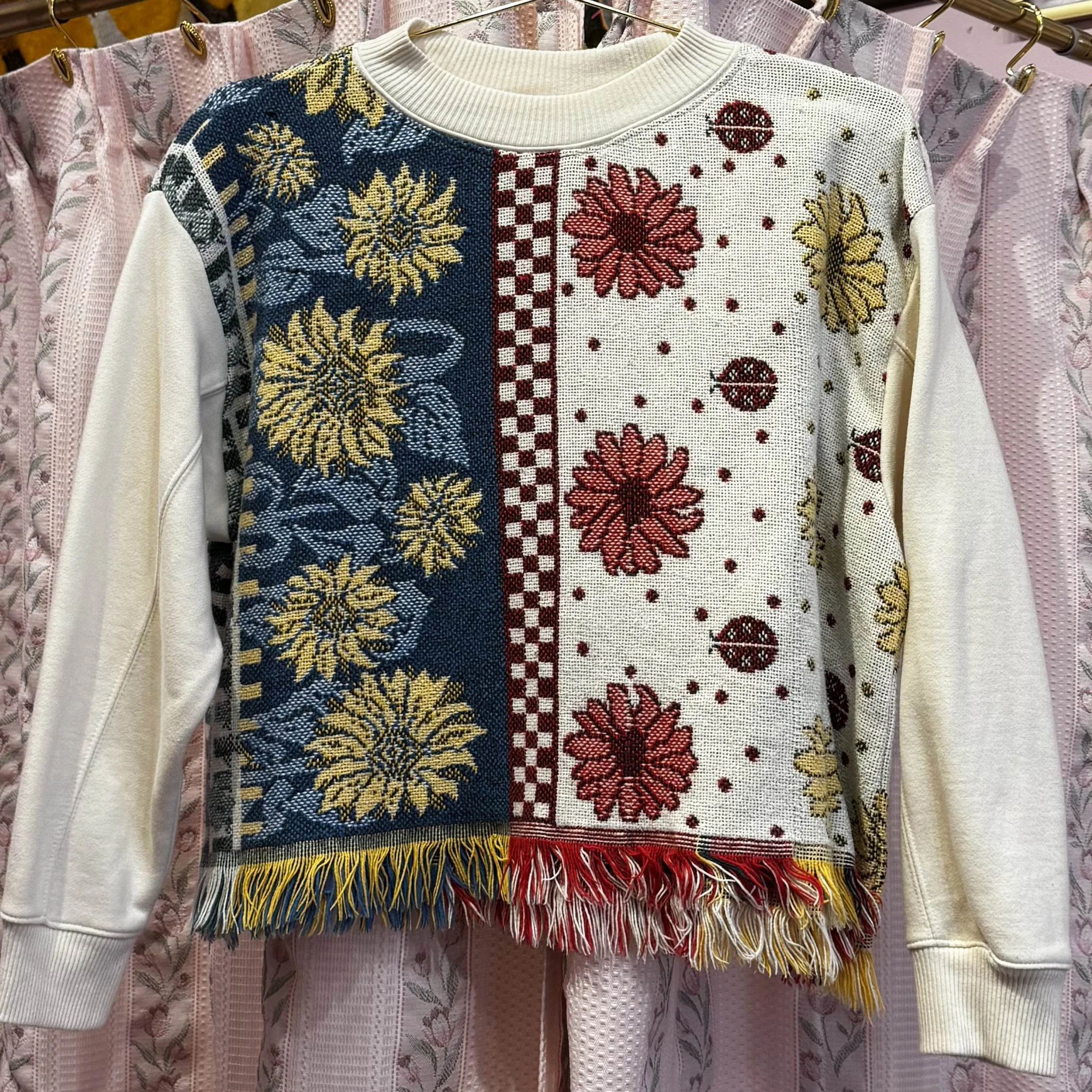 Sunflower Quilt Sweatshirt