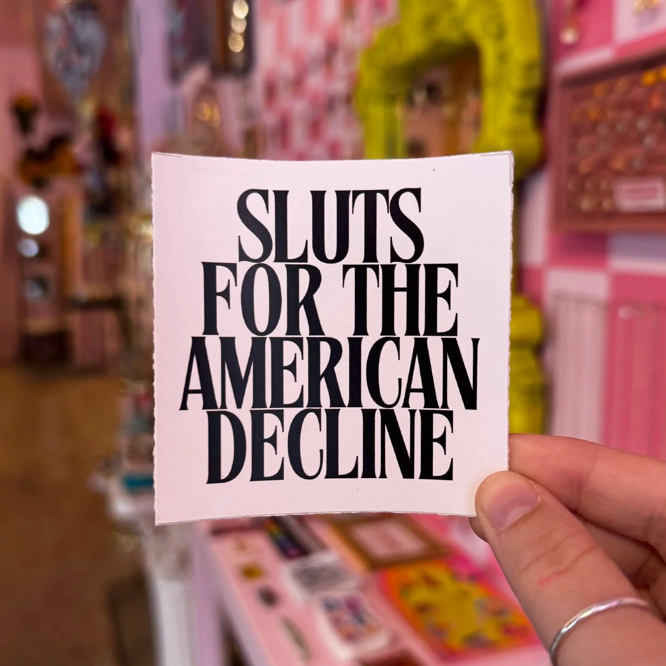sluts for the american decline