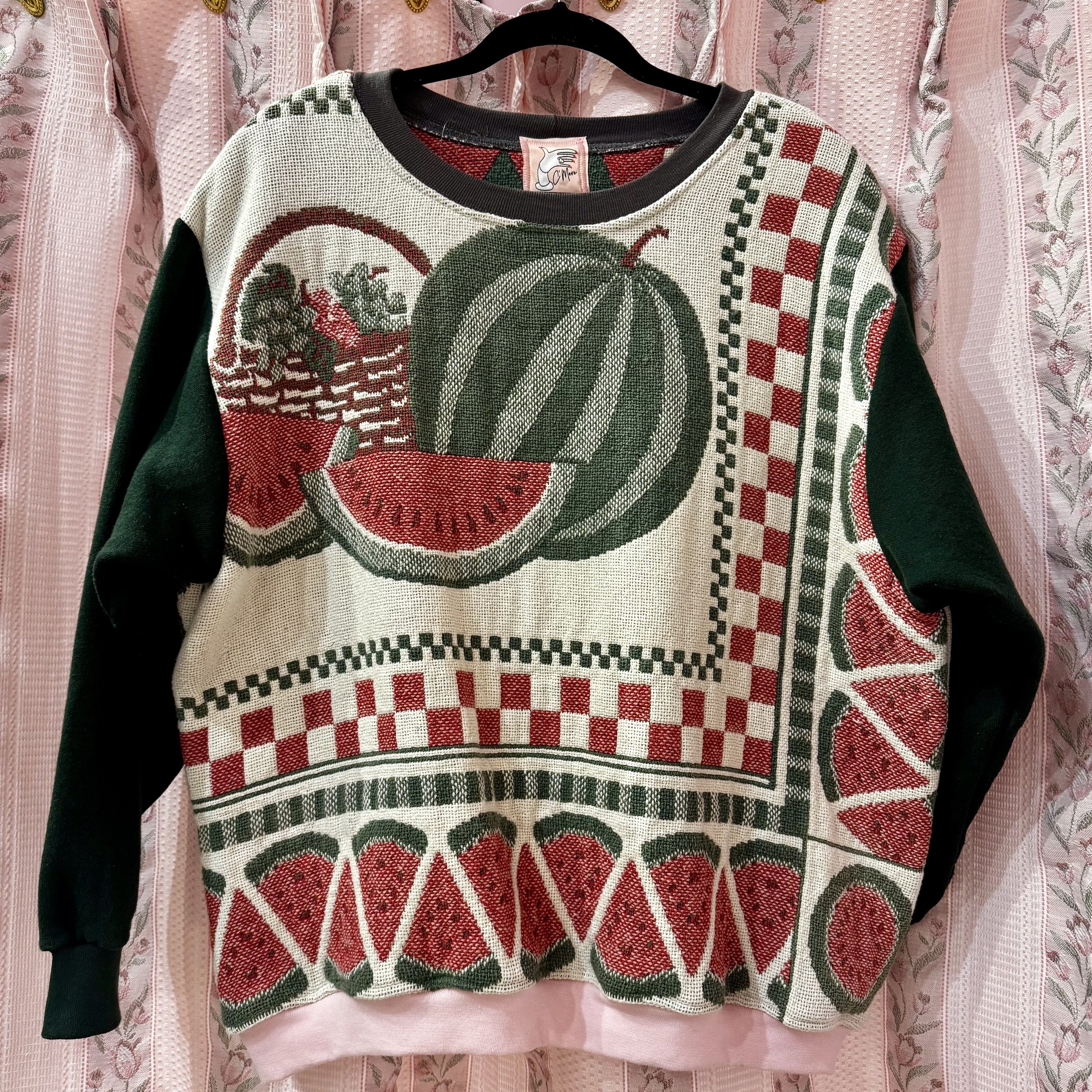 Watermelon Quilt Sweatshirt