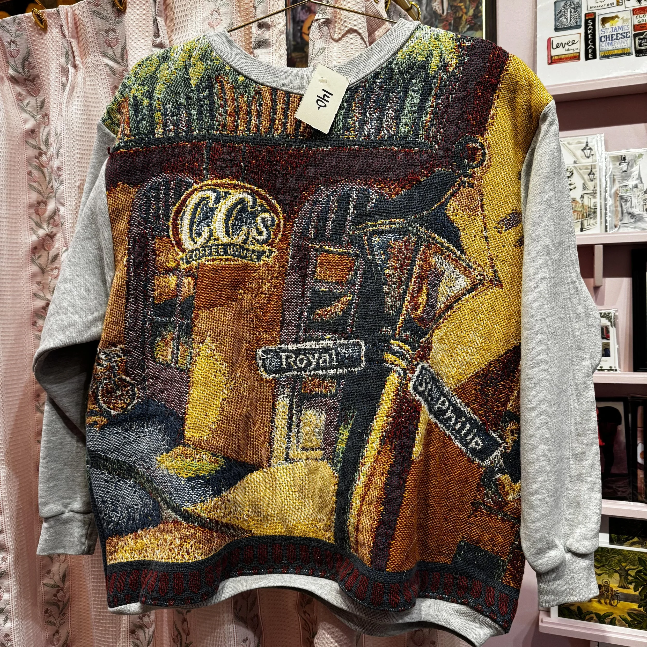 CC's Coffee Quilt Sweatshirt