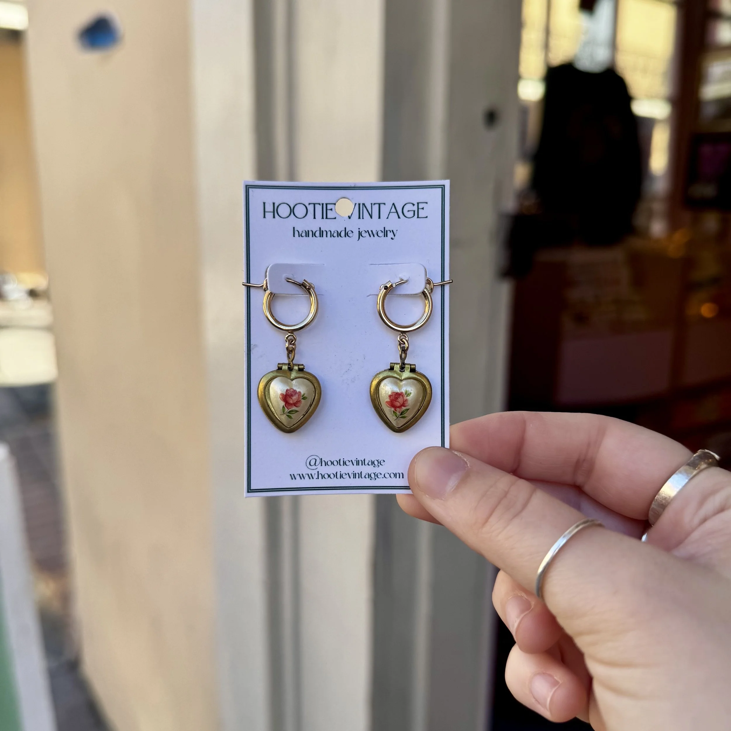 Peach Flower Lockets